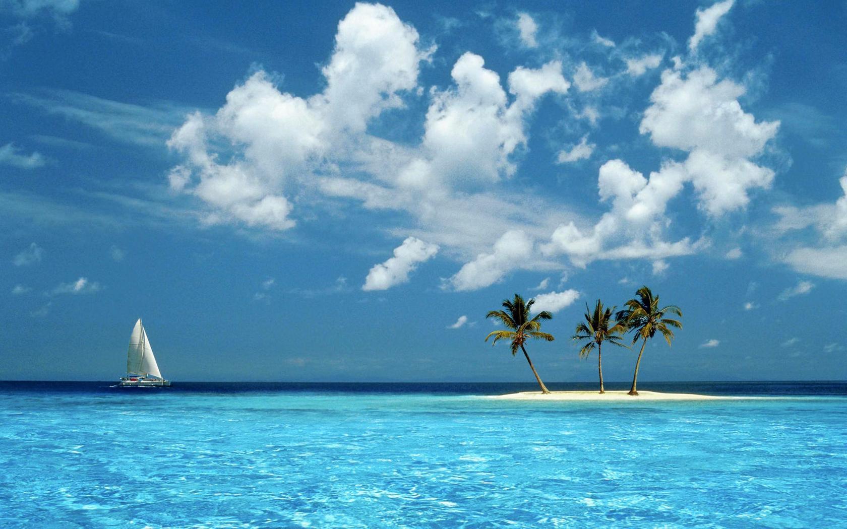 1680x1050 Maldive Islands Wallpaper