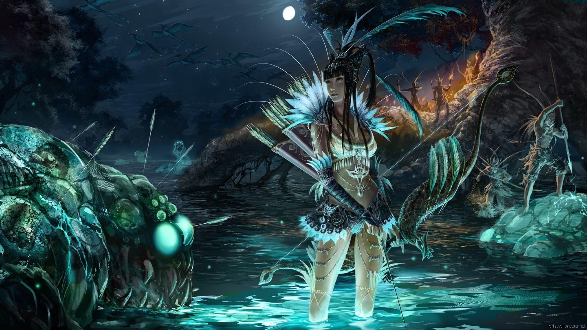 1920x1080 Girl 3D Fantasy Image Wallpaper Desktop Full Wallpaper