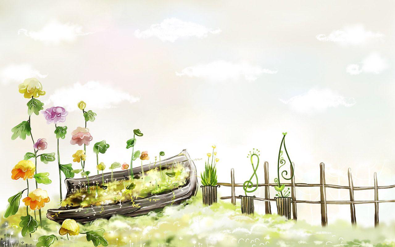 1280x800 Free download Spring flowers is a great wallpaper for your computer desktop and [1280x800] for your Desktop, Mobile & Tablet. Explore Cartoon Spring Wallpaper. Spring Desktop Wallpaper for Kids