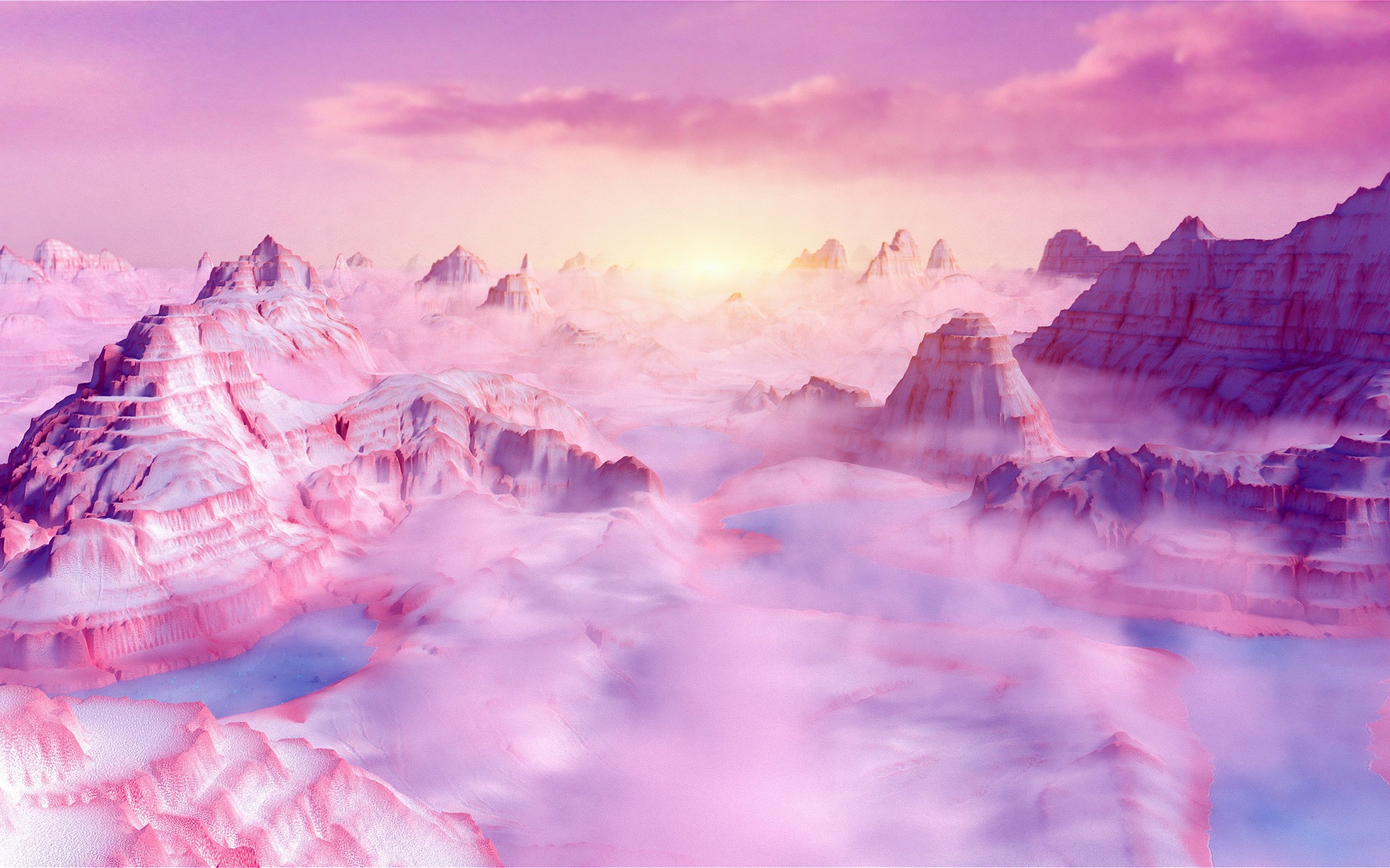 2880x1800 Landscape Wallpaper 4K, Digital composition, Infrared