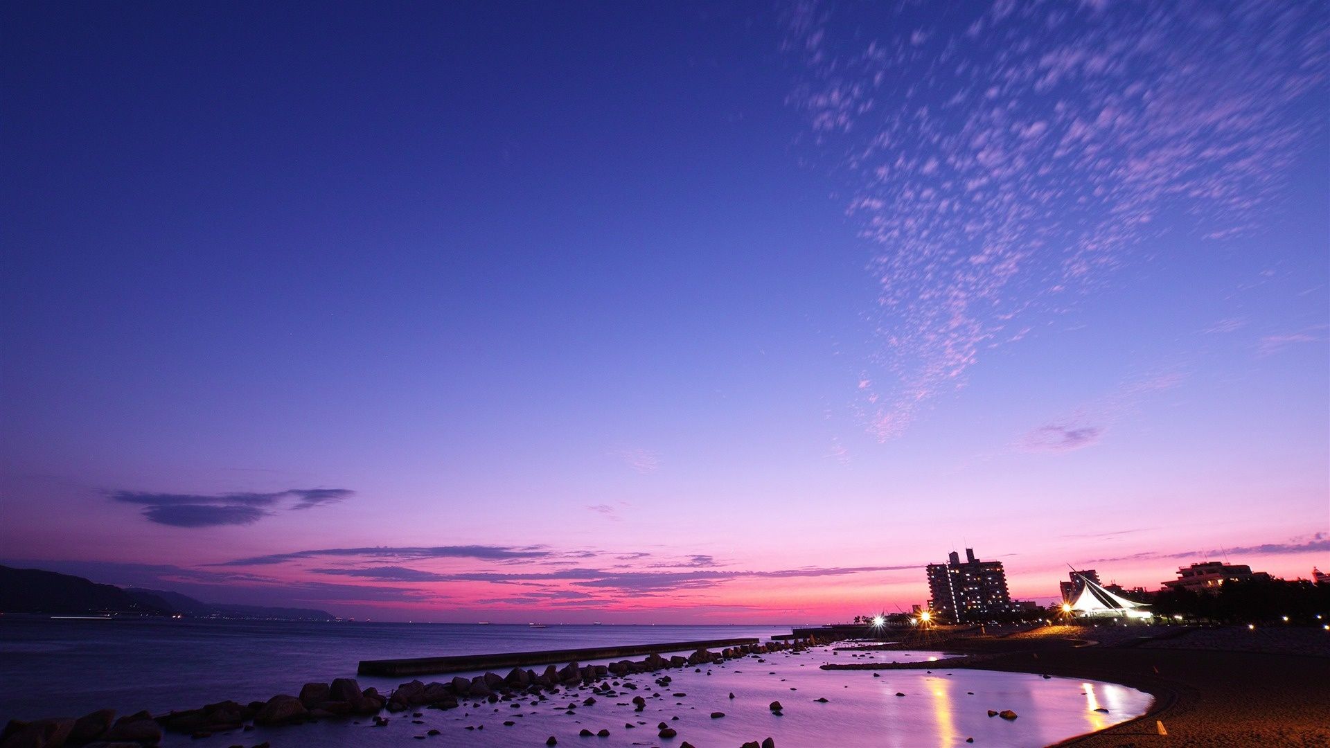 1920x1080 Japan Sea Wallpaper
