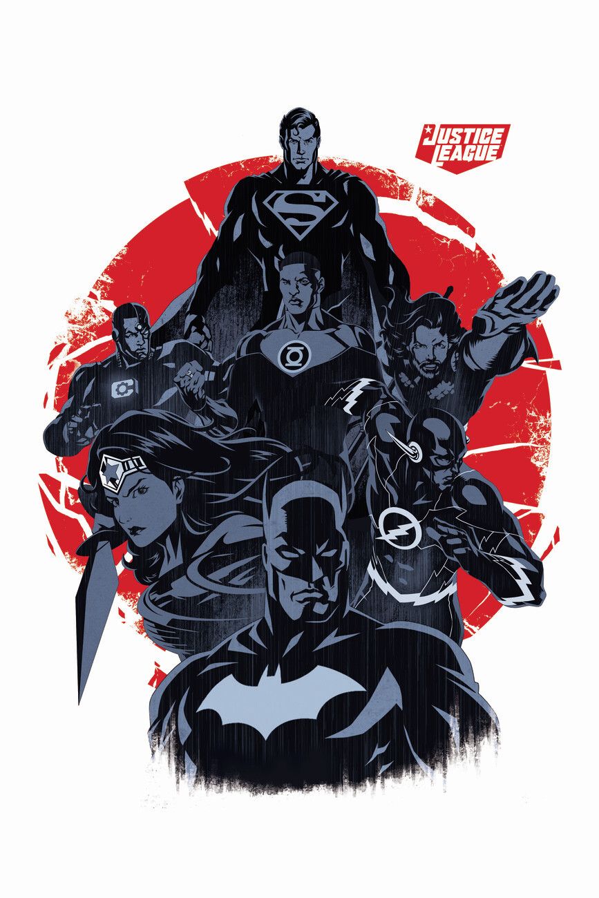 867x1300 Poster Justice League army. Wall Art 1 FREE