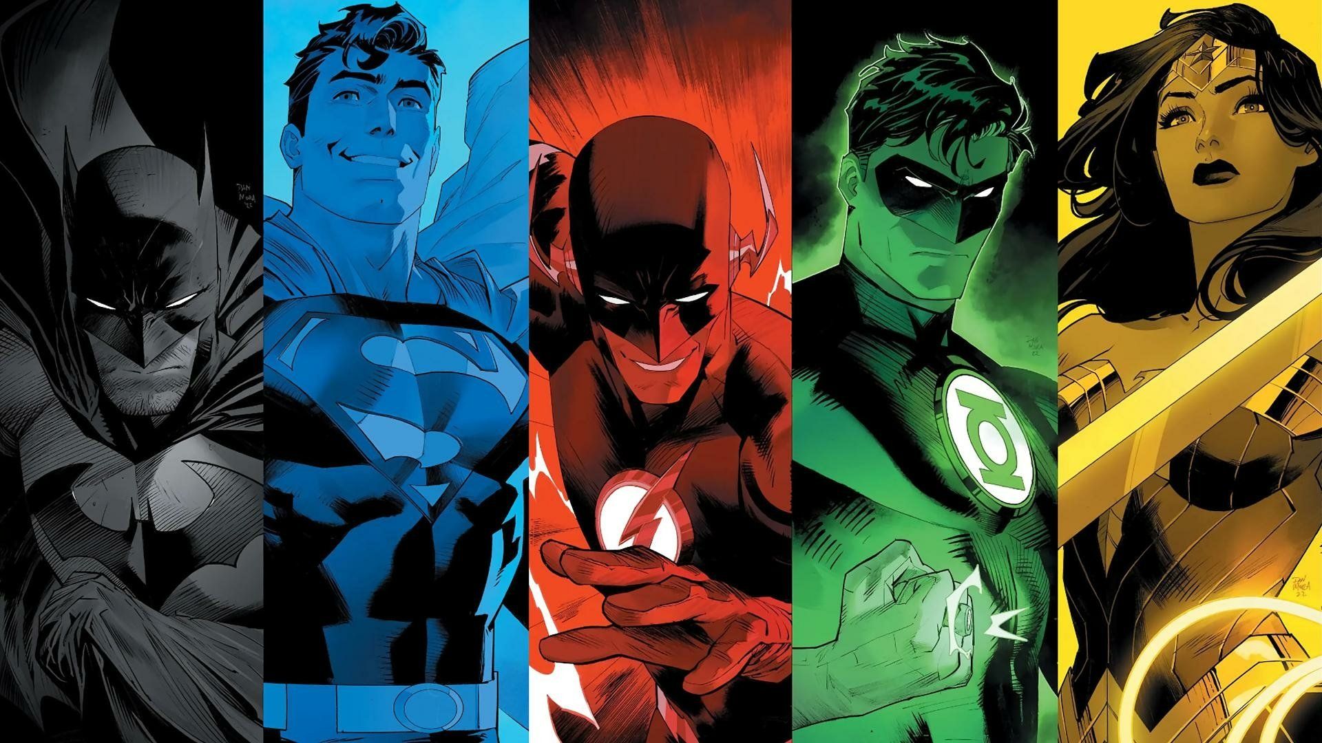 1920x1080 Justice League: Batman, Superman, Wonder Woman & Flash