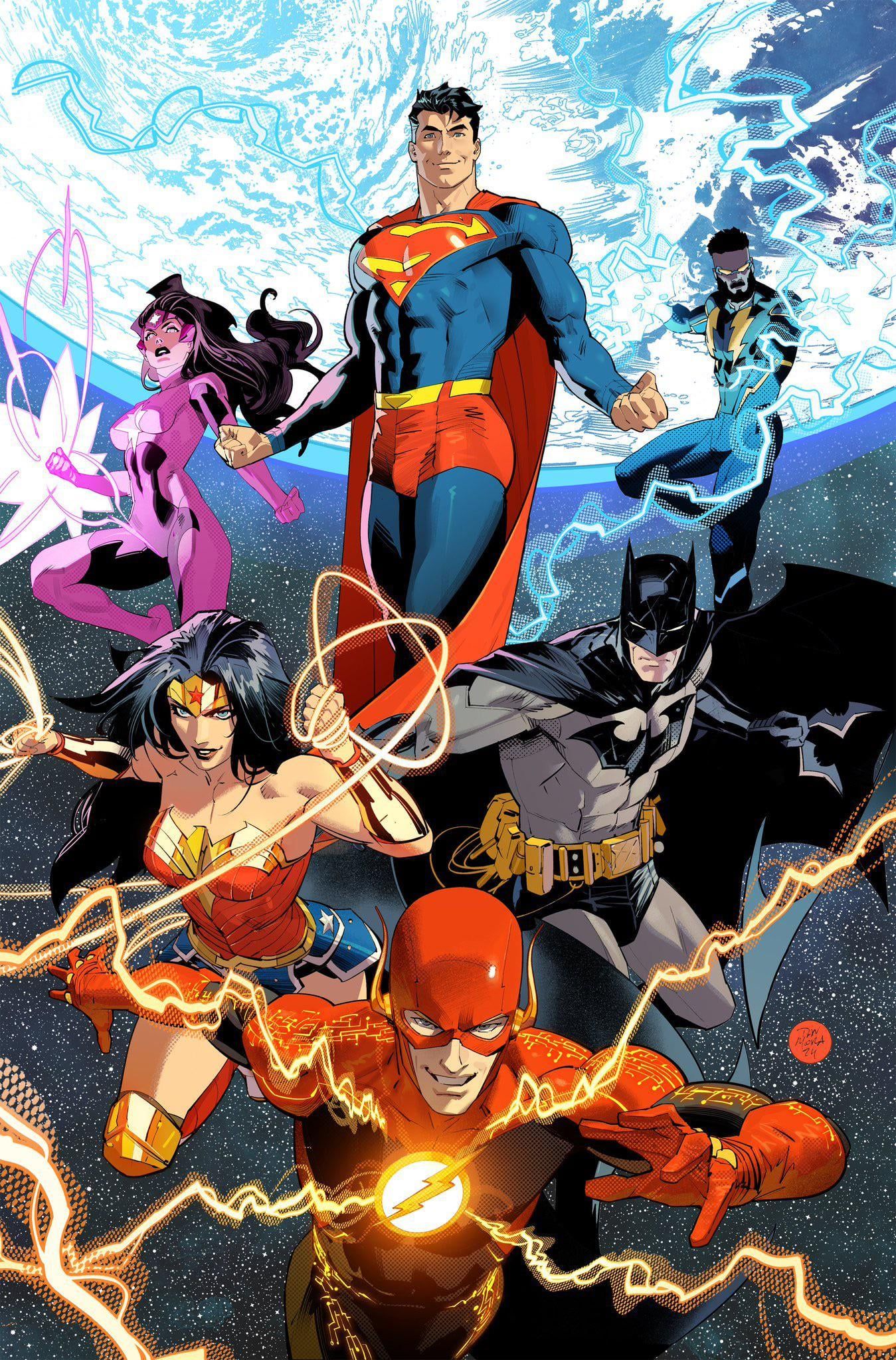 1349x2047 Artwork Justice League Unlimited unused cover