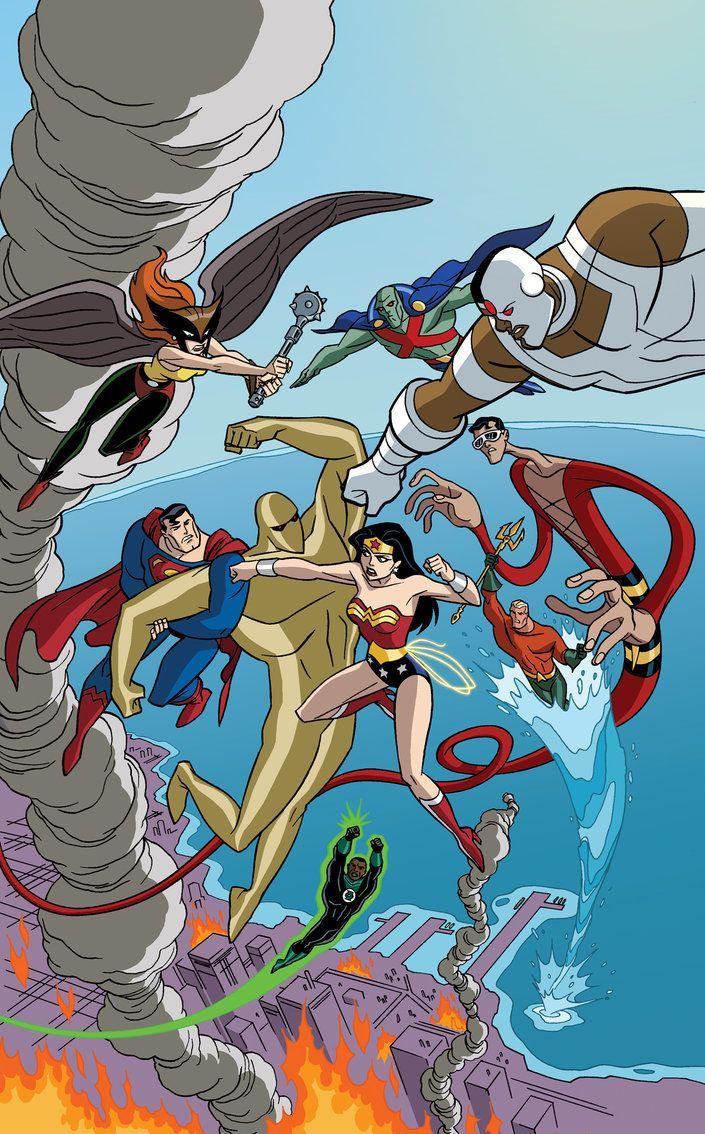 705x1134 Dcau art. Justice league unlimited wallpaper, Justice league cartoon network, Justice league art