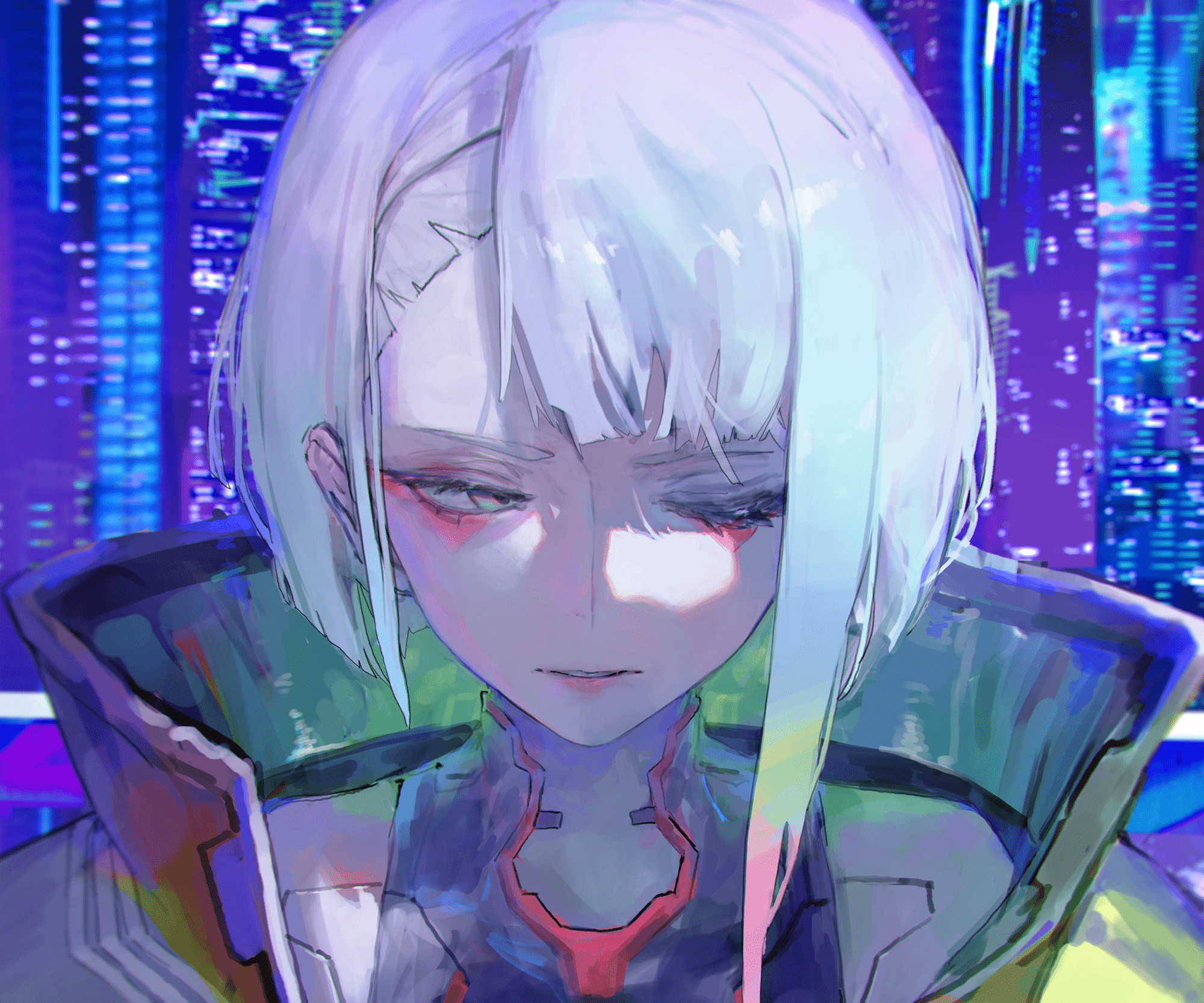 2000x1667 Lucy from Cyberpunk: Edgerunners