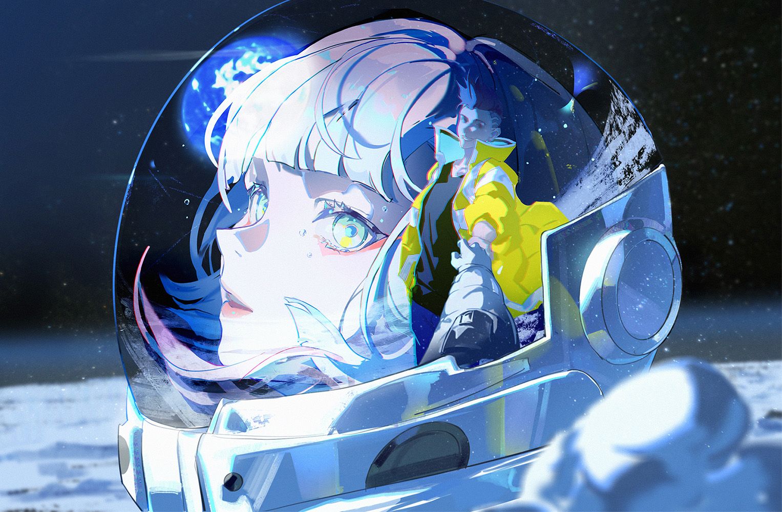 1527x1000 Cyberpunk: Edgerunners, Lucyna Kushinada (Cyberpunk: Edgerunners), anime girls, Cyberpunk cyberpunk, CD Projekt REDx1000 Wallpaper