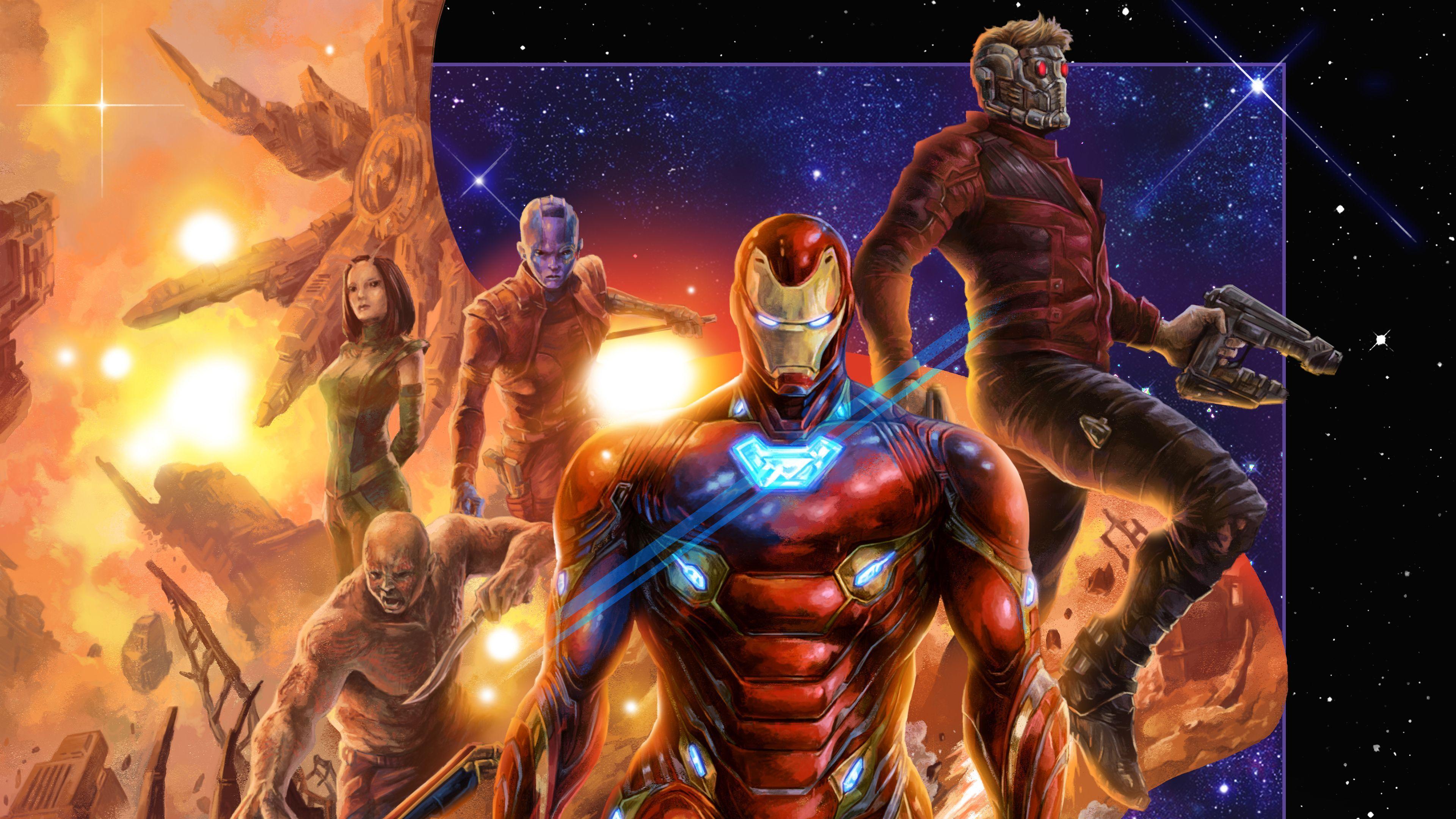 3840x2160 Wallpaper 4k Avengers Infinity War 4k Artworks 4k Wallpaper, Artwork Wallpaper, Avengers Infinity War Wallpaper, Behance Wallpaper, Digital Art Wallpaper