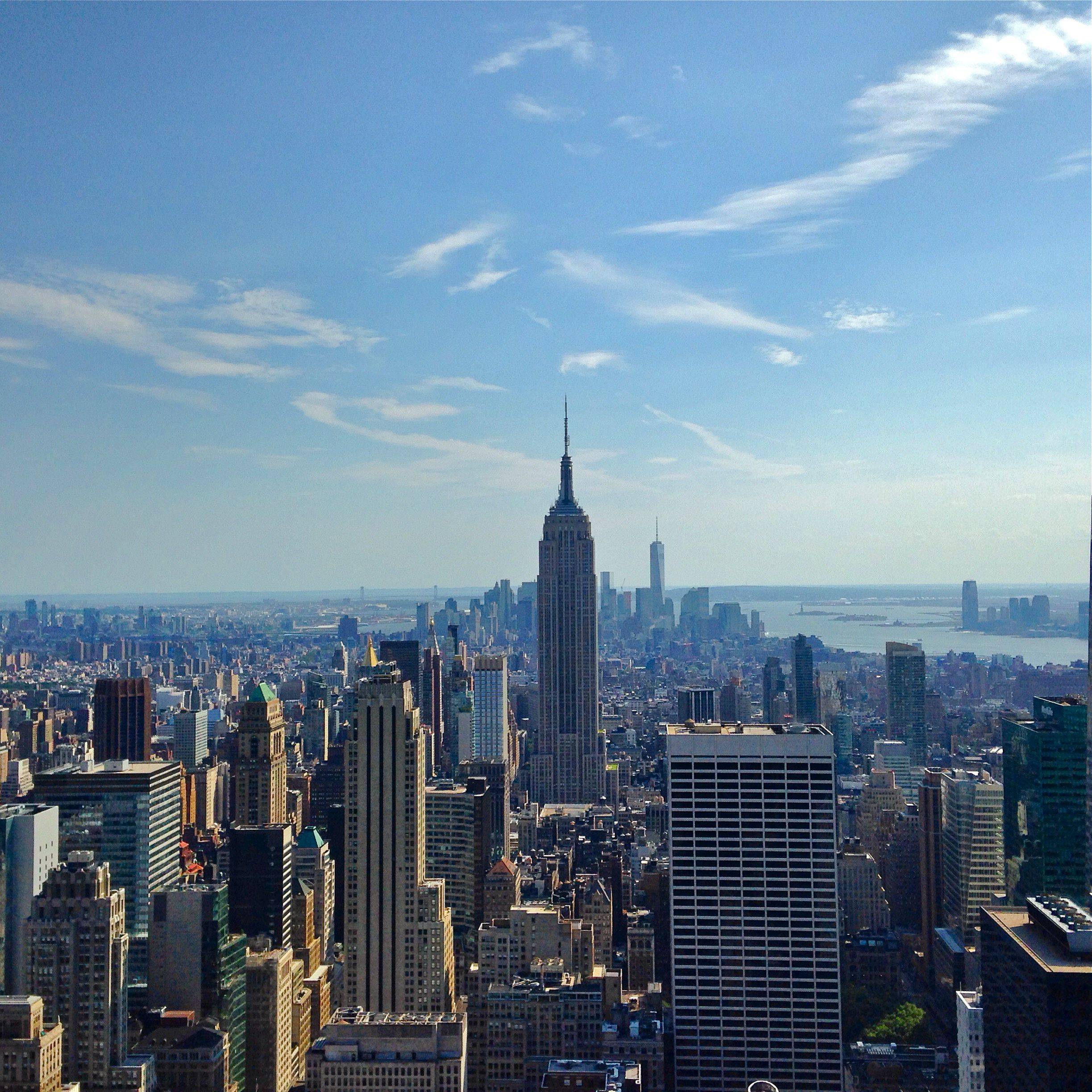 2447x2447 The Greatest View in New York City. Girl Sees The World