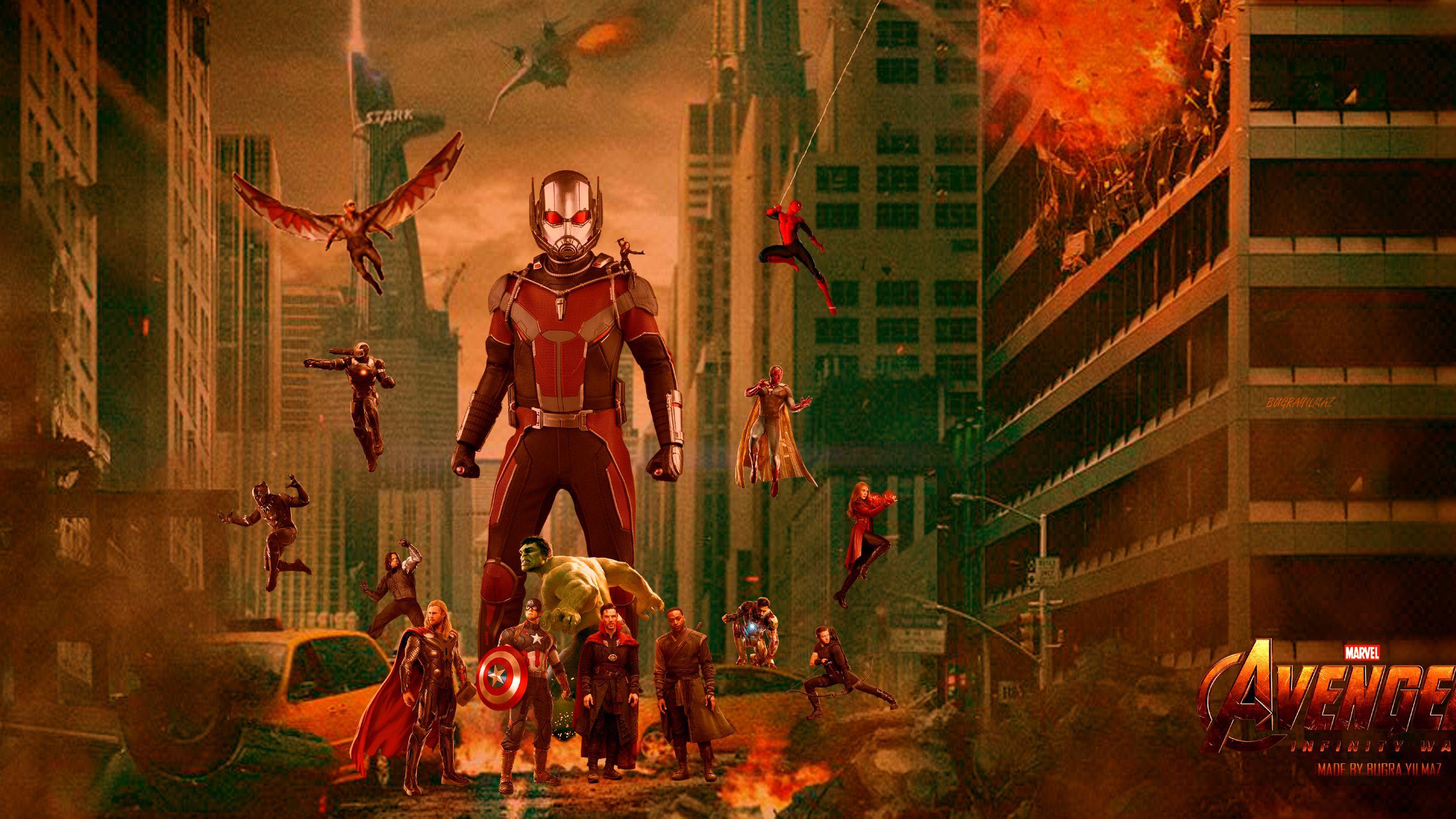 2560x1440 Avengers Infinity War Fan Art 1440P Resolution Wallpaper, HD Movies 4K Wallpaper, Image, Photo and Background
