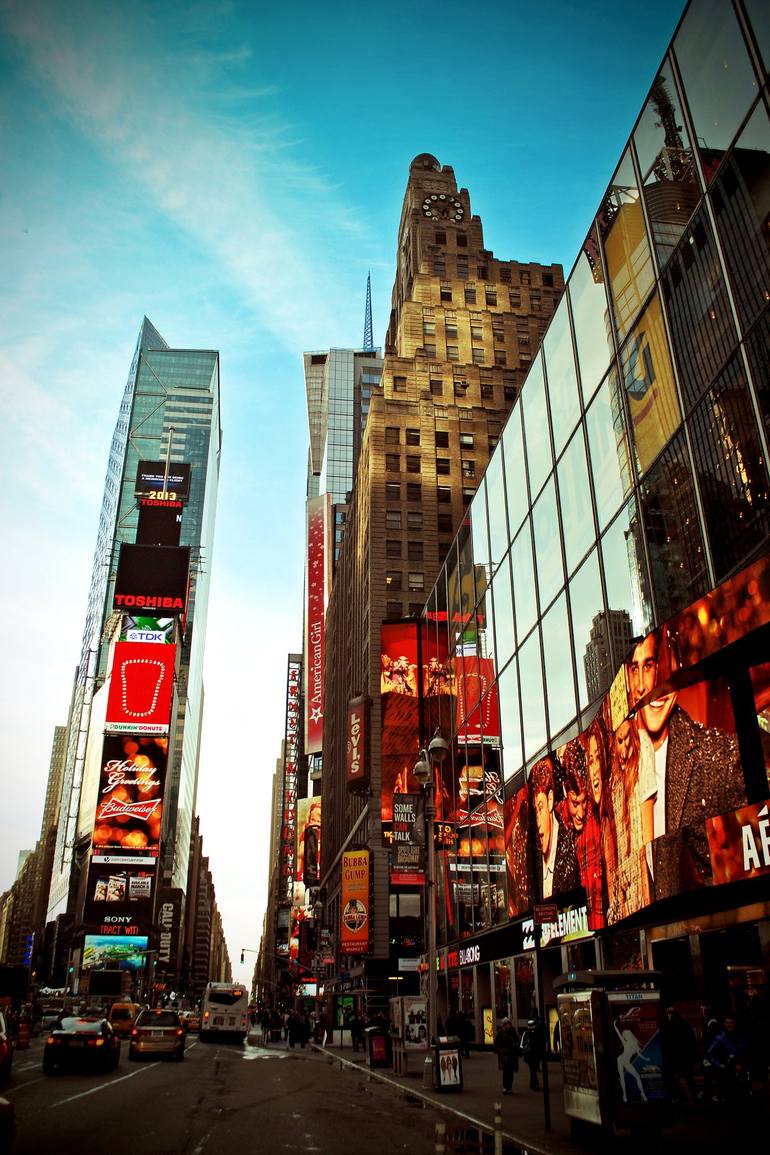 770x1155 New York City Times Square America Photography by Andy Evans Photo. Saatchi Art Spain