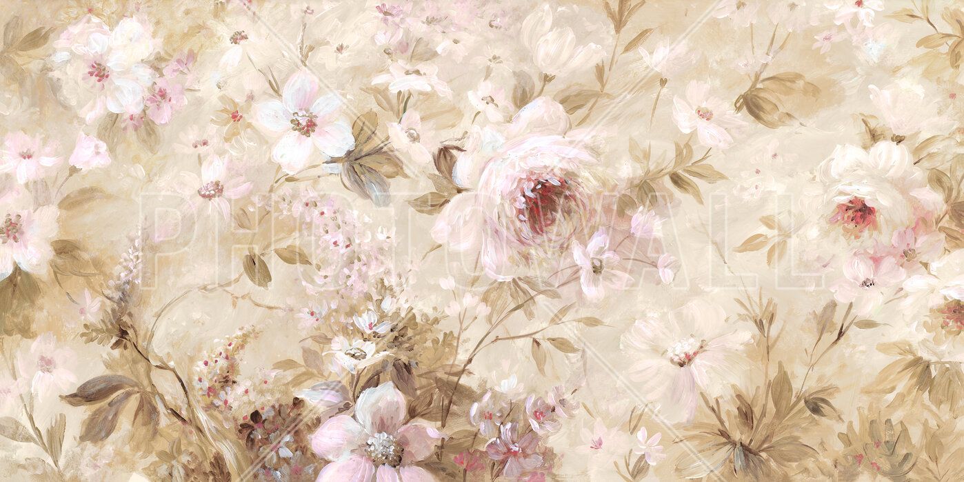 1398x699 Floral Cream