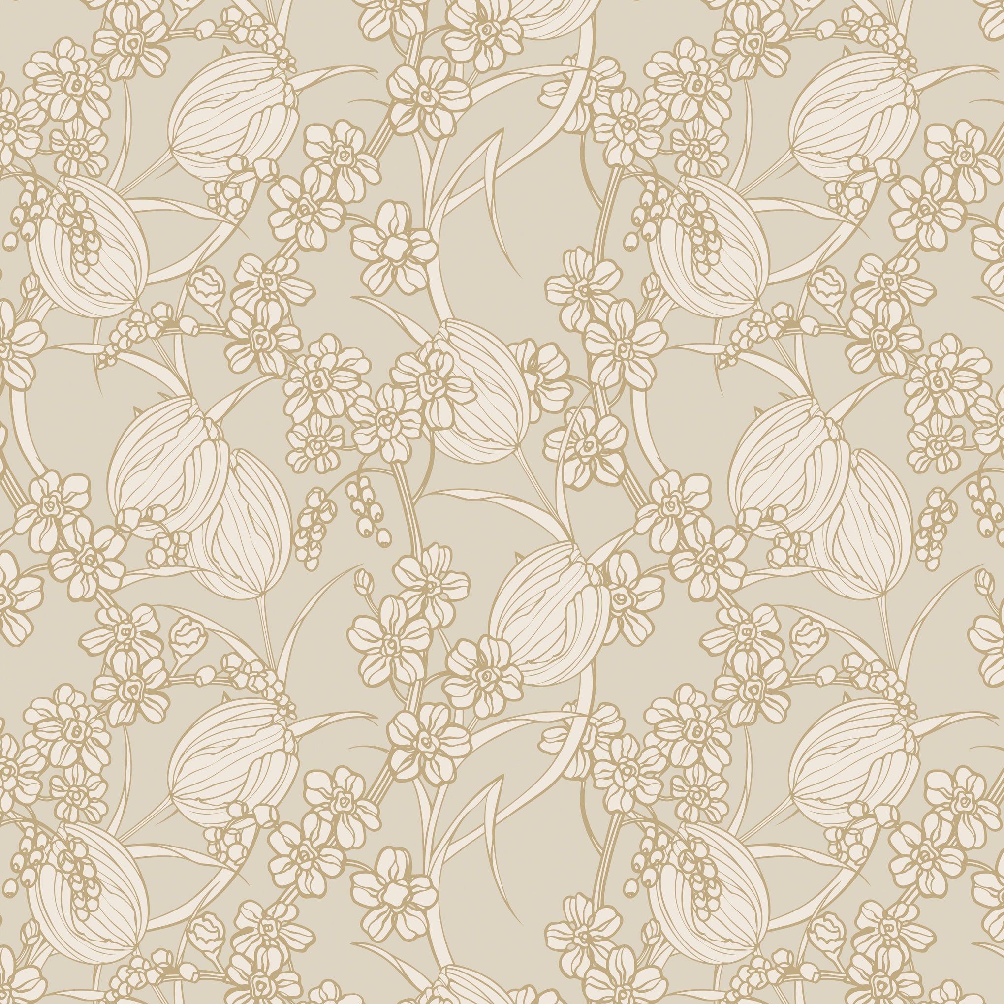 2040x2040 Edith Floral in Cream