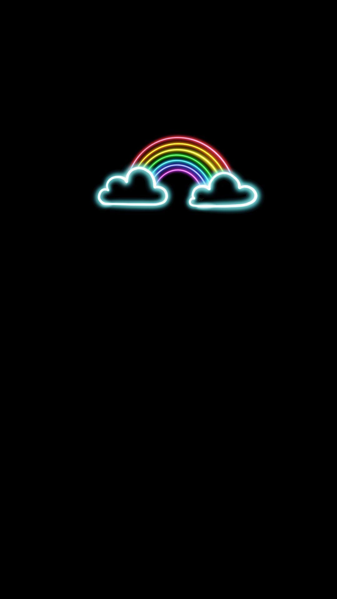 1080x1920 Get Inspired For Black Wallpaper Phone Aesthetic Photo. Rainbow wallpaper, Neon wallpaper, Rainbow wallpaper iphone