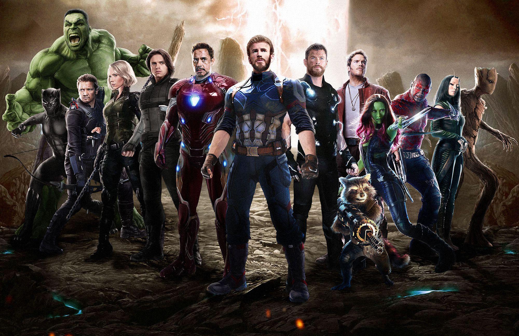 2000x1295 Avengers: Infinity War 2018 Movie Fan Art Wallpaper