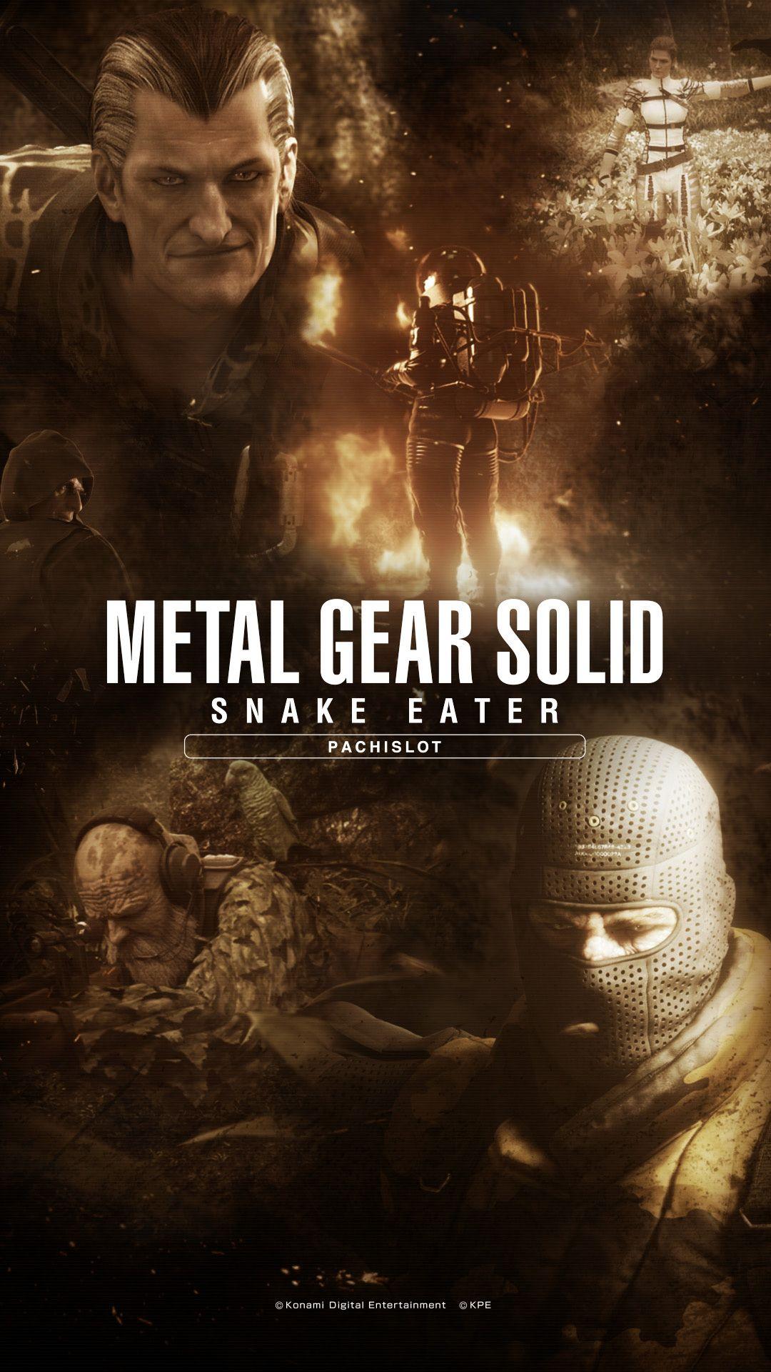 1080x1920 Official Metal Gear Solid Snake Eater Pachislot wallpaper released