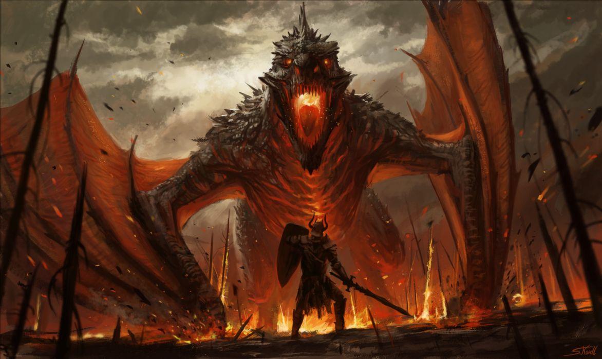 1172x700 Armor Dragon Knight Shield Sword Warrior wallpaperx1147