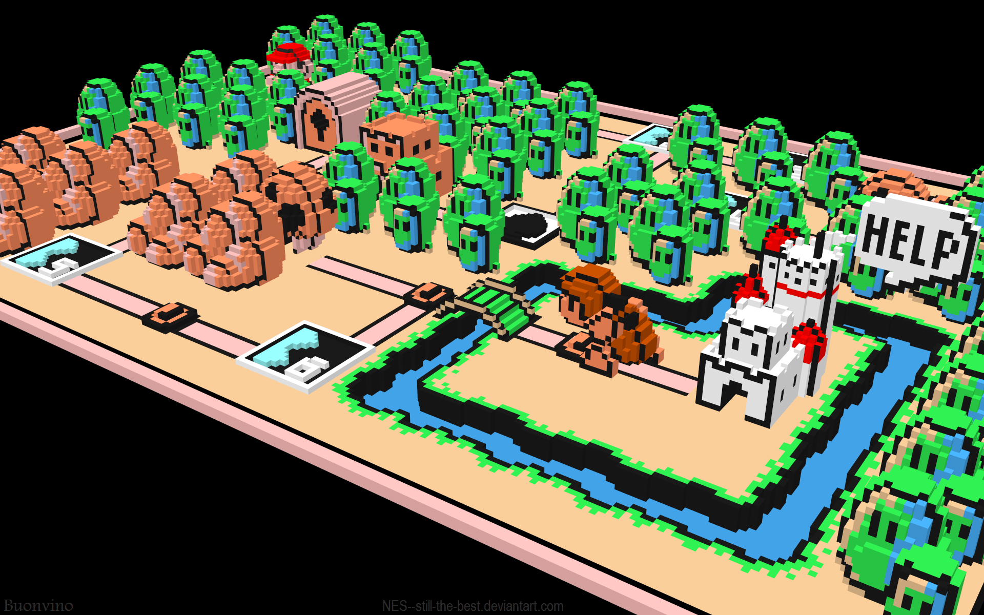 1920x1200 Free download 3D Nintendo Mario 3 World 1 by NES still the bestpng [1920x1200] for your Desktop, Mobile & Tablet. Explore Super Mario Bros NES Wallpaper. Super Mario Bros
