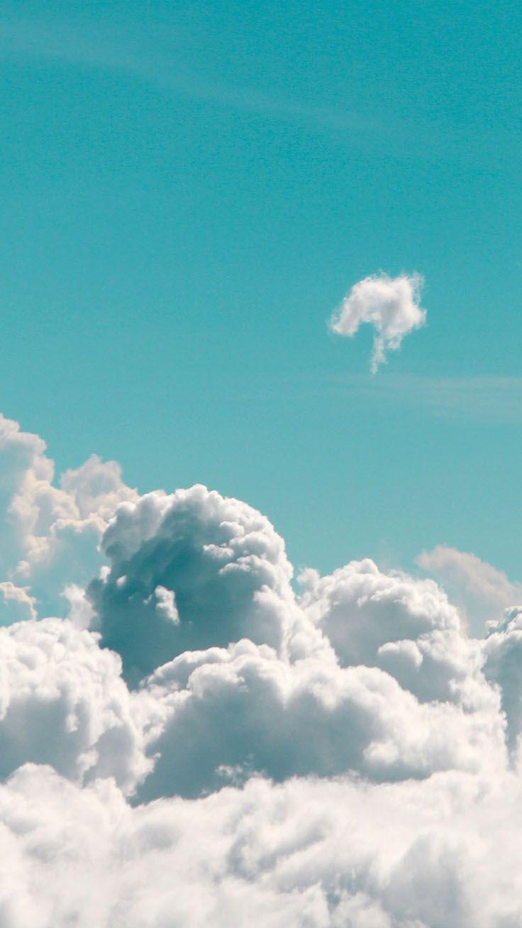 736x1308 Fluffy Cloudy iPhone XR Wallpaper