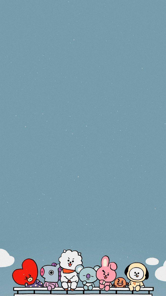 675x1200 Bt21 All Together Bts Wallpaper Bt21