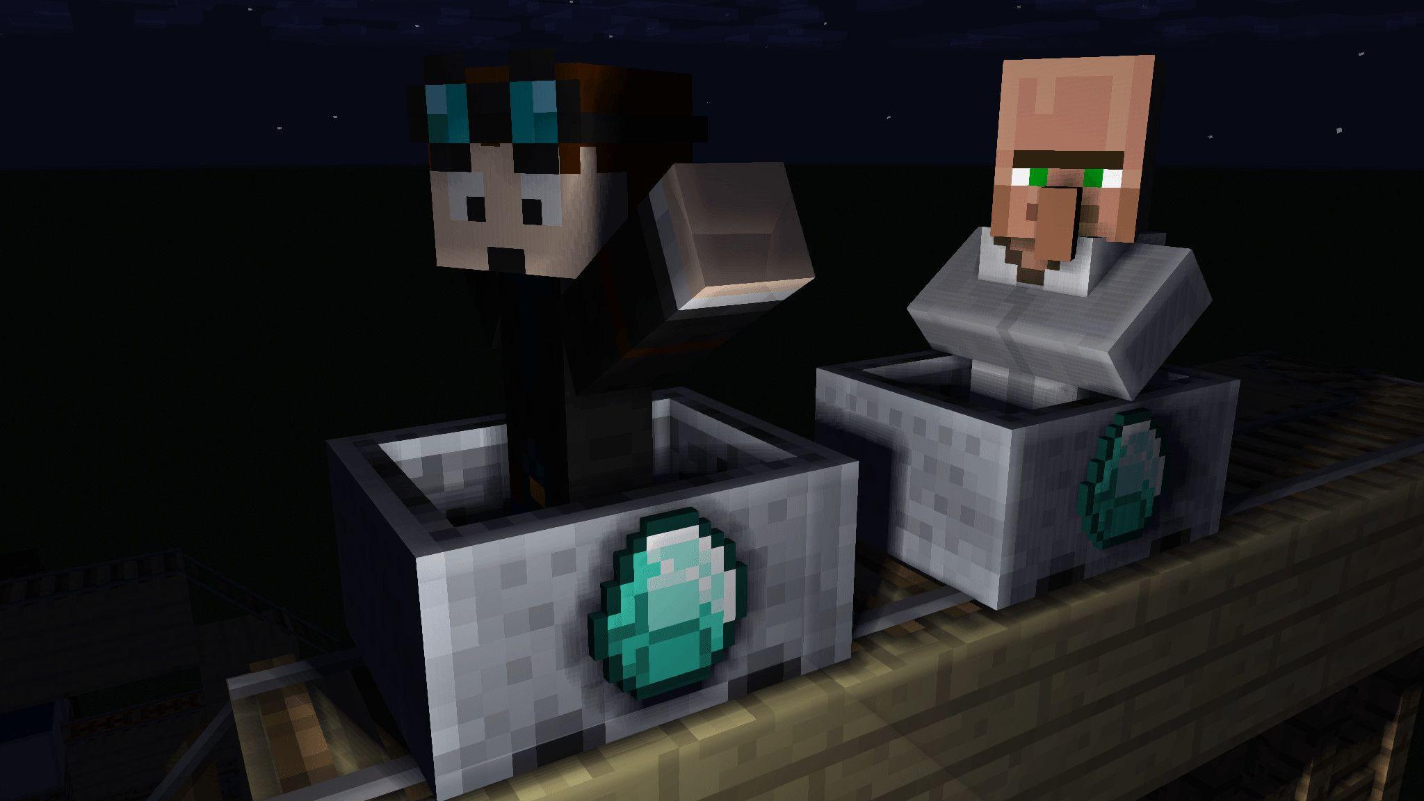 2048x1152 The Diamond Minecart