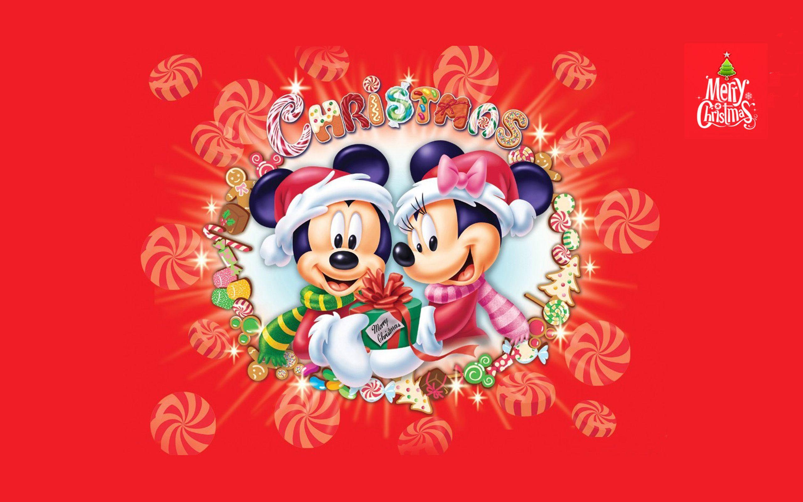 2560x1600 Мickey And Мinnie Merry Christmas Disney HD Wallpaper Widescreen Free Download 2560x1600 :