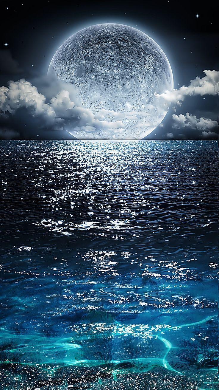 736x1308 Moon Water .thats one of the most satisfying thing in the world for me !! ©Lun. Beautiful wallpaper background, Beautiful wallpaper, Beautiful moon