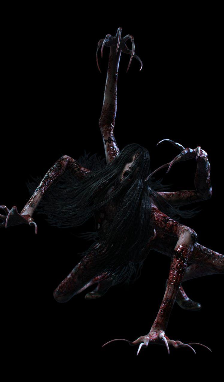 748x1272 evil, Within, Survival, Horror, Action, Fighting, 1ewith, Dark, Zombie, Monster, Blood Wallpaper HD / Desktop and Mobile Background