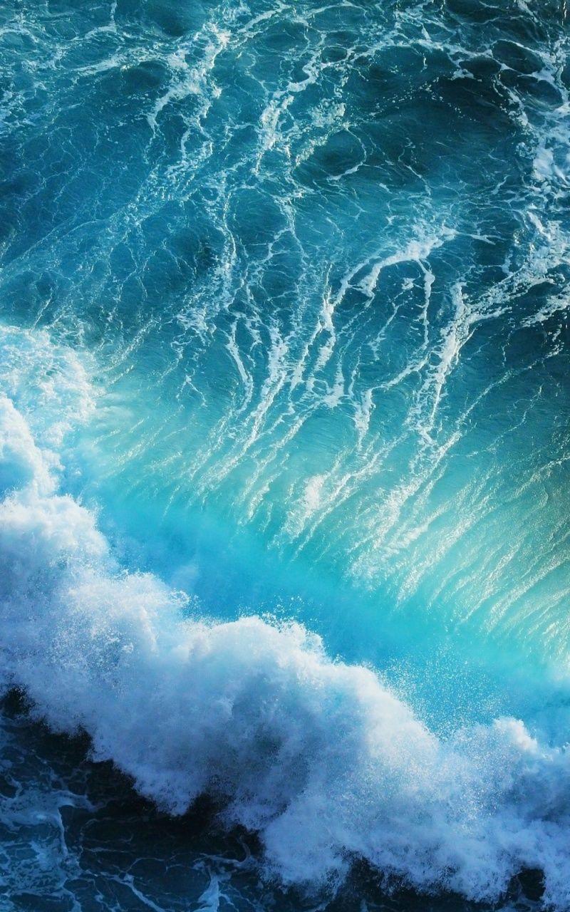 800x1280 Blue Ocean Waves Nexus 7 wallpaper