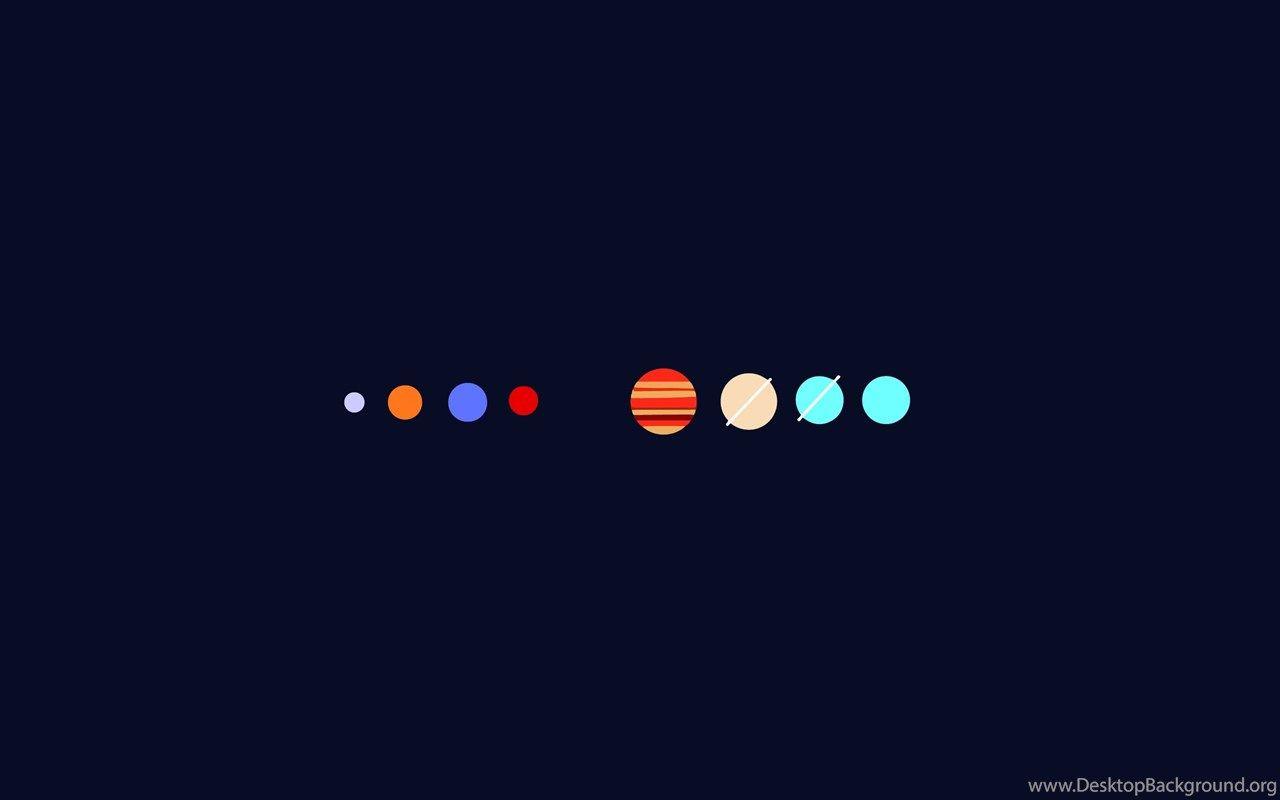 1280x800 HD Minimalist Simple Minimal Planets Wallpaper Full HD Full Size. Desktop Background