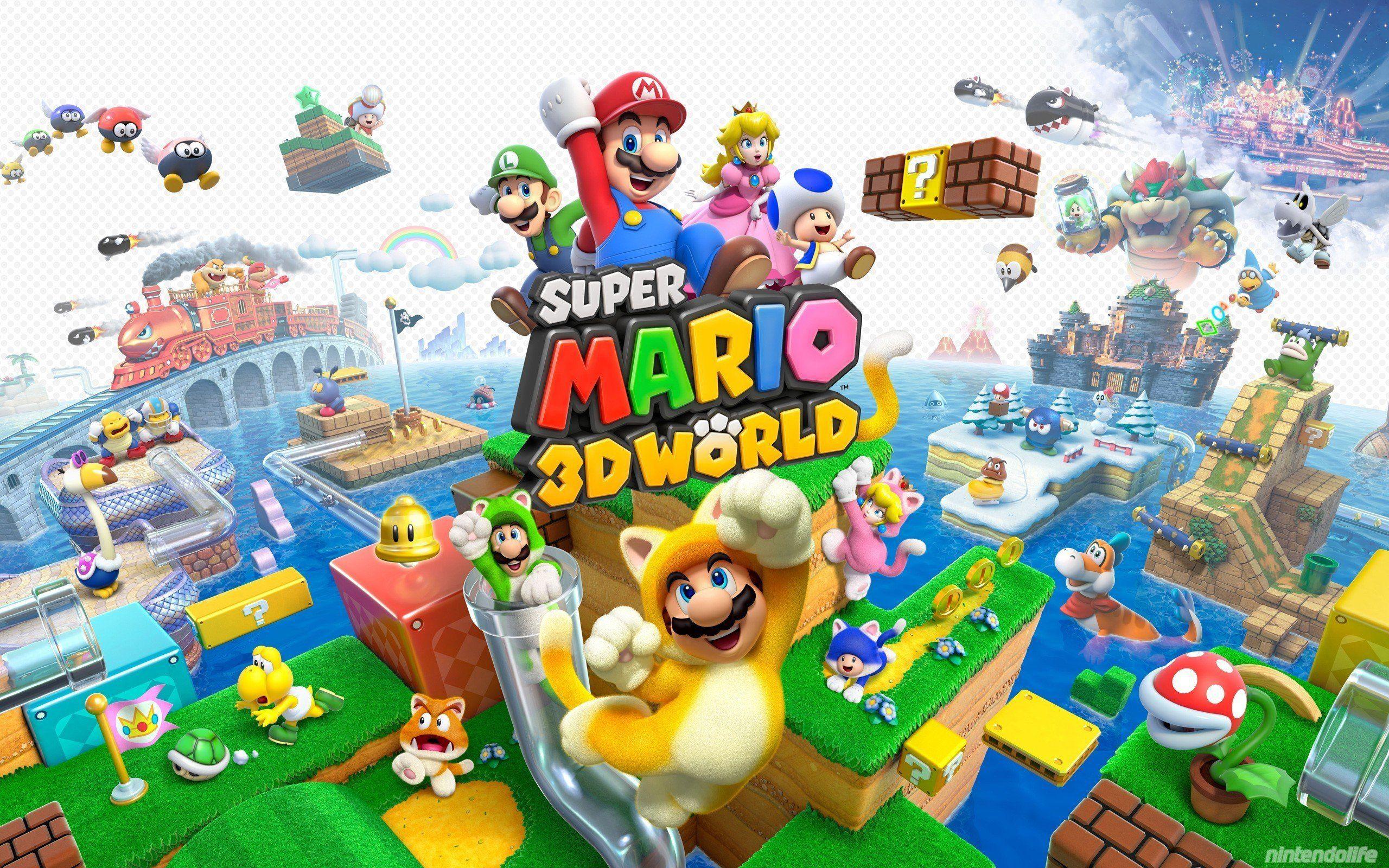 2560x1600 Super Mario, Nintendo, Super Mario 3D World Wallpaper HD / Desktop and Mobile Background