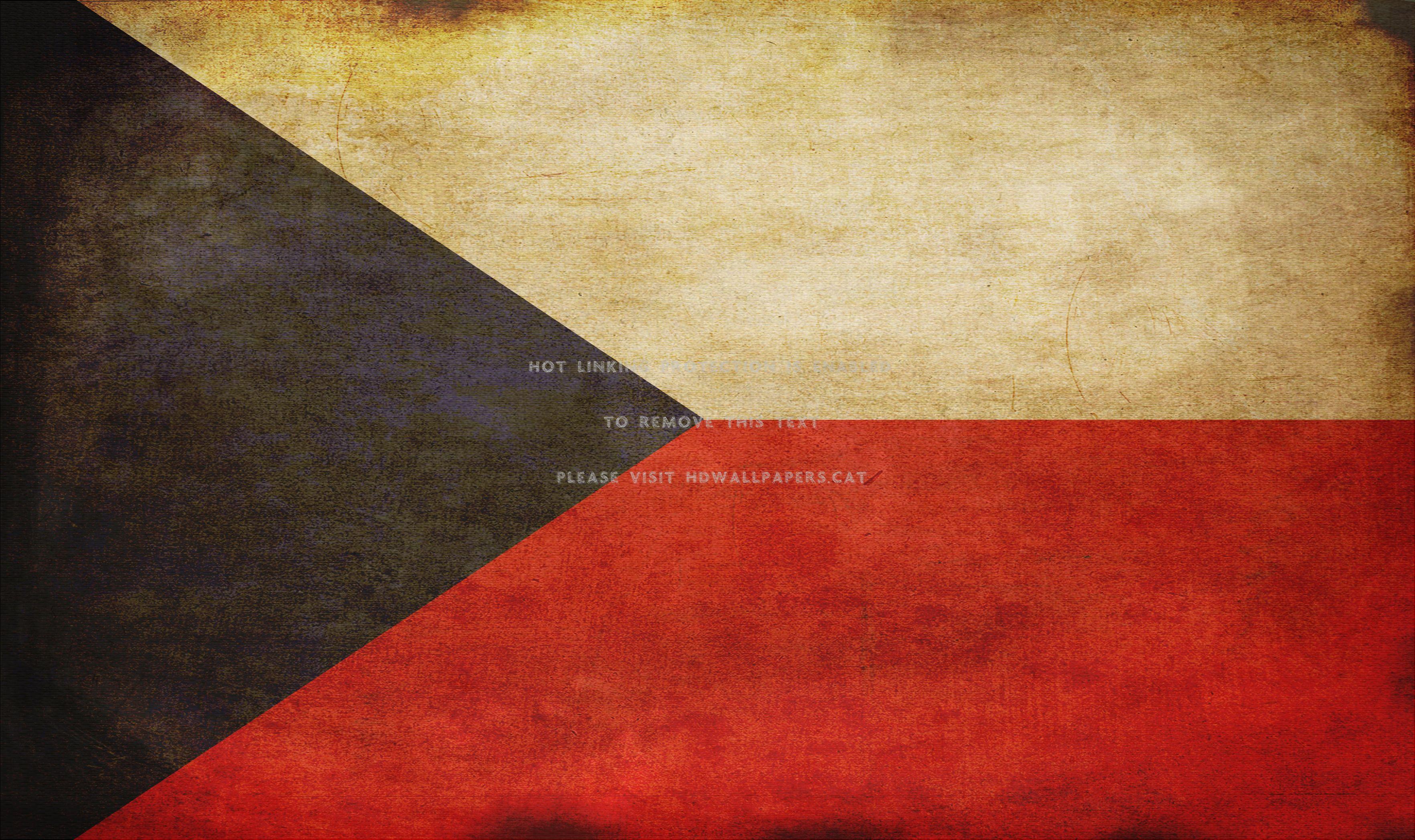 3528x2095 czech republic flag abstract