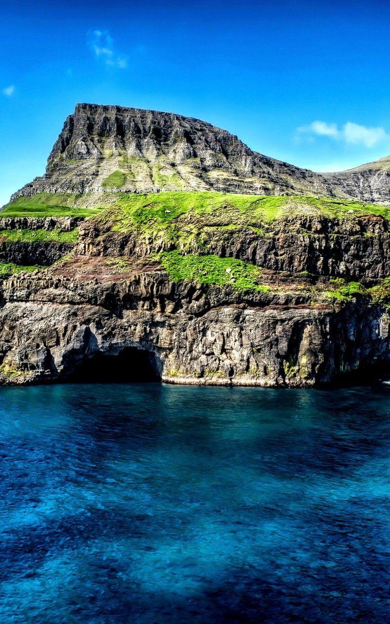 800x1280 Download 800x1280 Waterfall, Hills, Cliff, Hawaii Islands Wallpaper for Galaxy Note, Samsung Galaxy Tab 2 10. Samsung Galaxy Tab 10. Galaxy Note 10. Asus Nexus 7