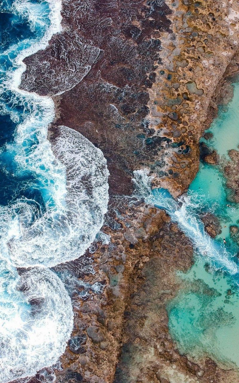 800x1280 Download 800x1280 Beach, Waves, Ocean, Hawaii, People, Bird's Eye View Wallpaper for Galaxy Note, Samsung Galaxy Tab 2 10. Samsung Galaxy Tab 10. Galaxy Note 10. Asus Nexus 7