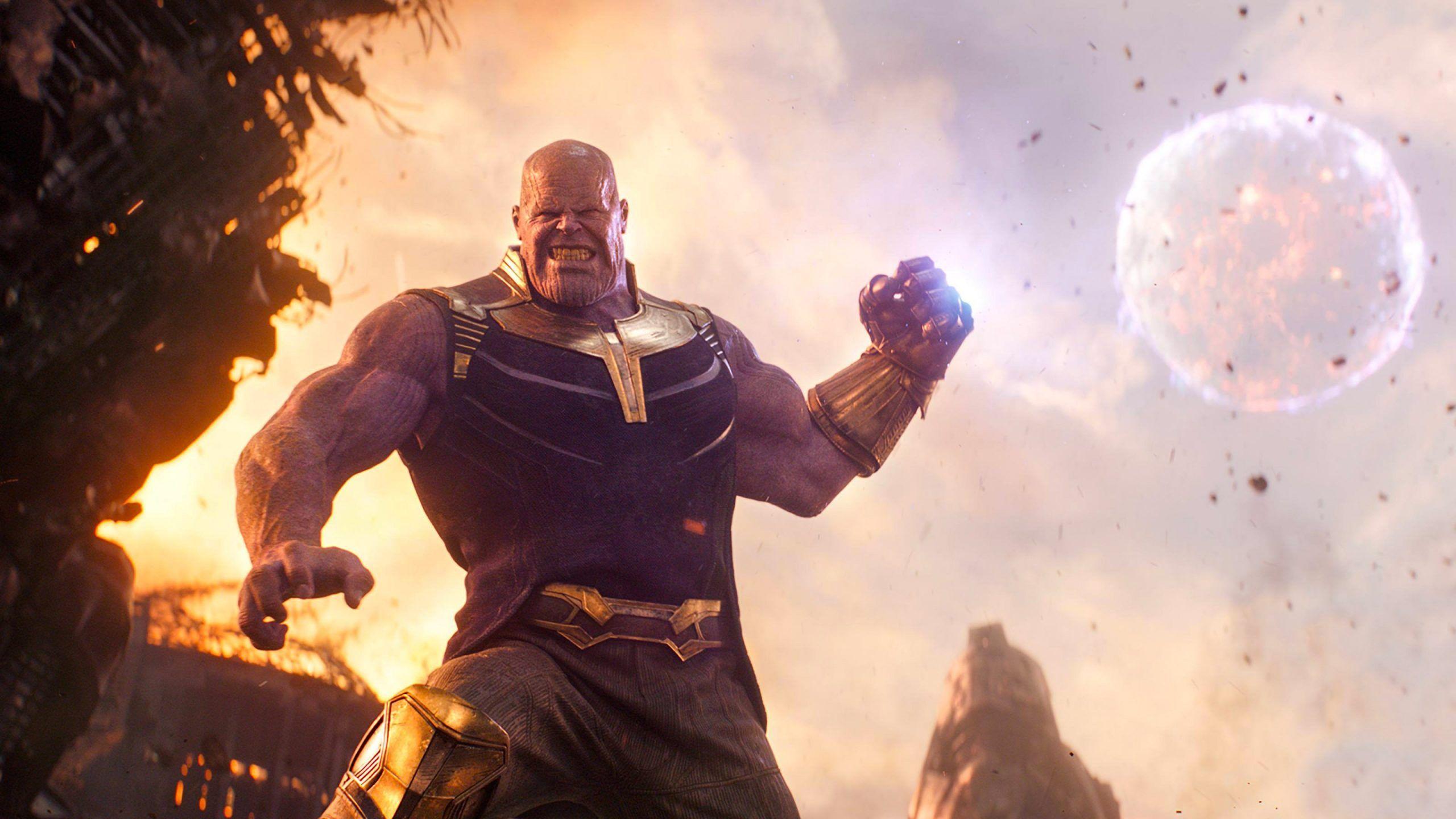 2560x1440 Movie Avengers Infinity War Thanos End Game Wallpaper