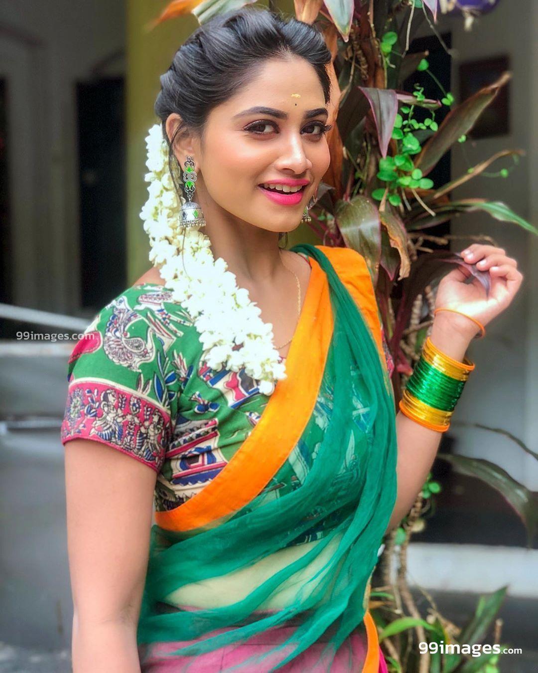 1080x1350 Shivani Narayanan Latest Hot HD Photohoot photo / Wallpaper (1080p). Photo wallpaper, Half saree designs, Saree