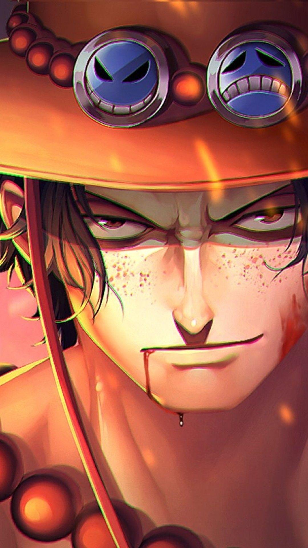 1080x1920 Download 1080x1920 Portgas D. Ace, Hat, Raining, One Piece Wallpaper for iPhone iPhone 7 Plus, iPhone 6+, Sony Xperia Z, HTC One