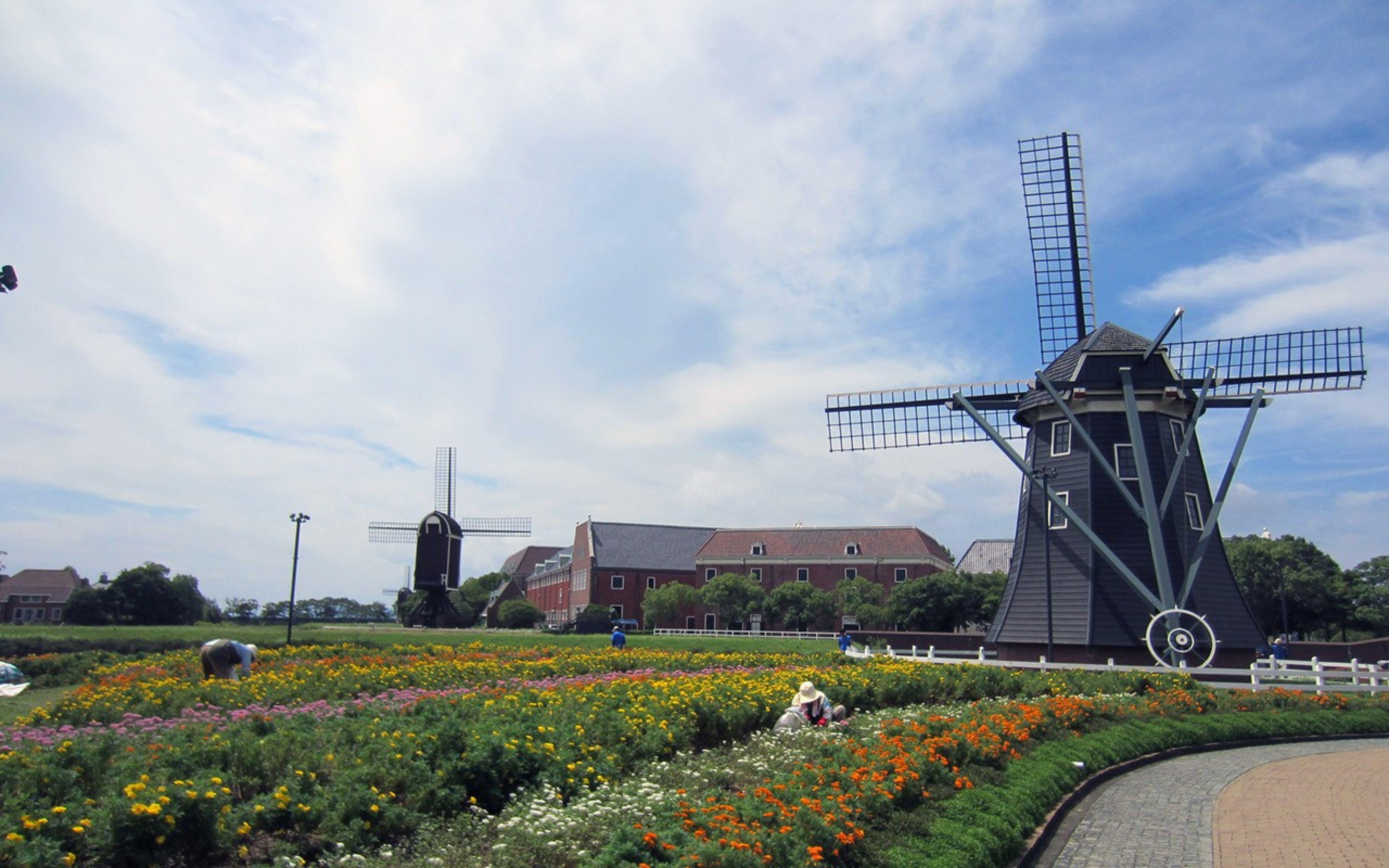 5120x3200 The Dutch Theme Park in Japan, Huis Ten Bosch