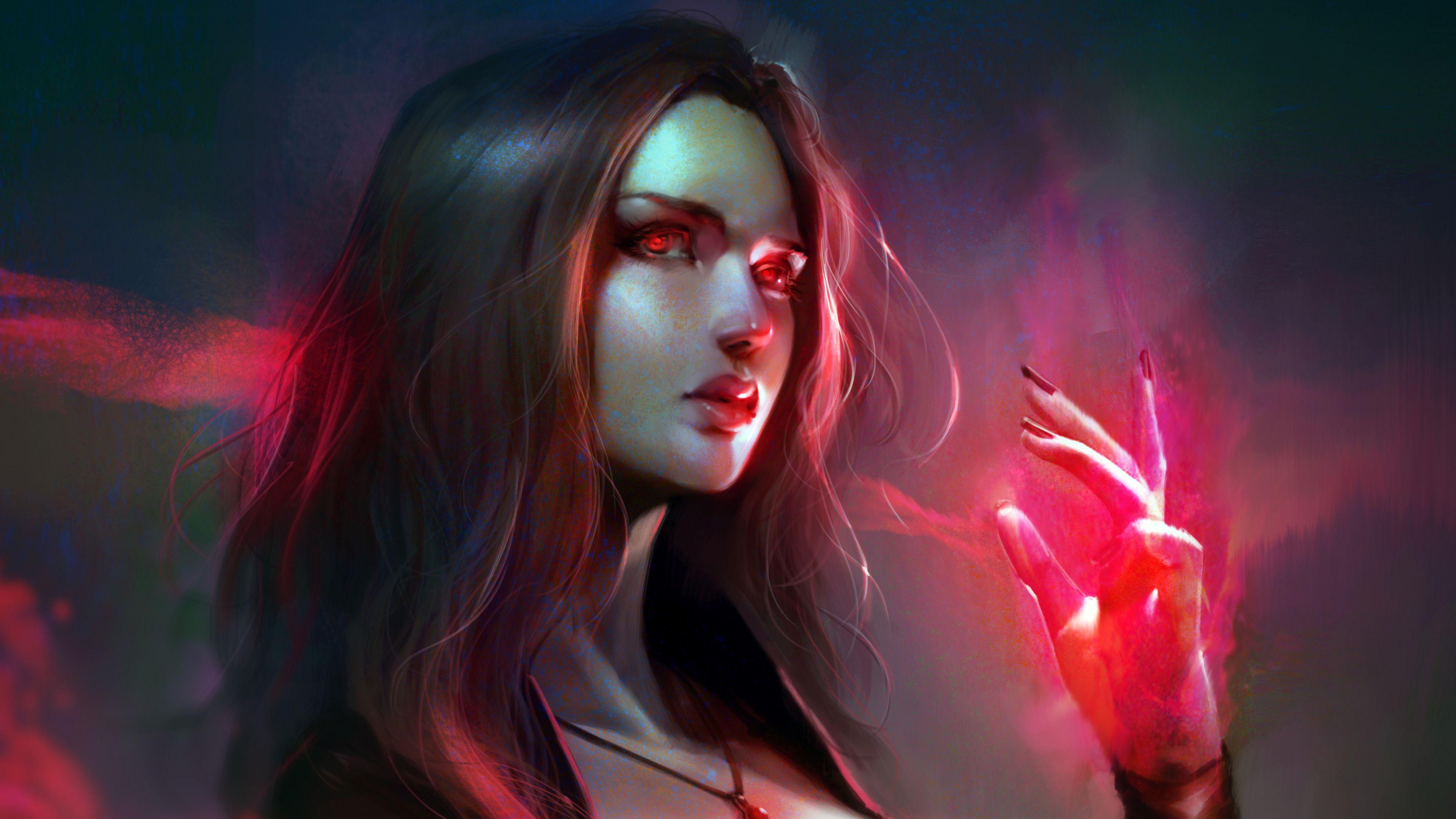 3840x2160 Scarlet Witch 4K Wallpaper
