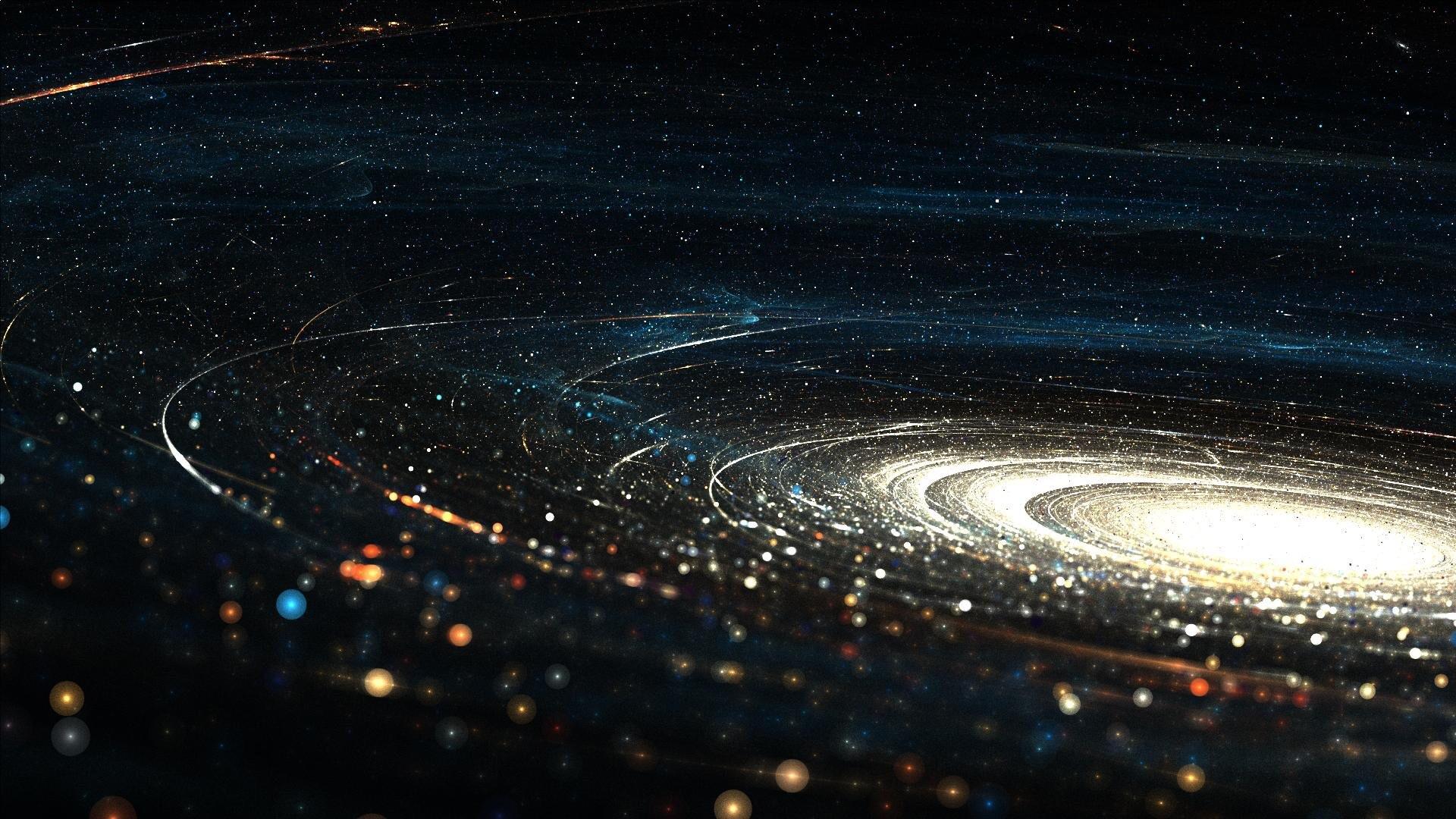 1920x1080 Space Tilt Shift Effect [1920x1080]