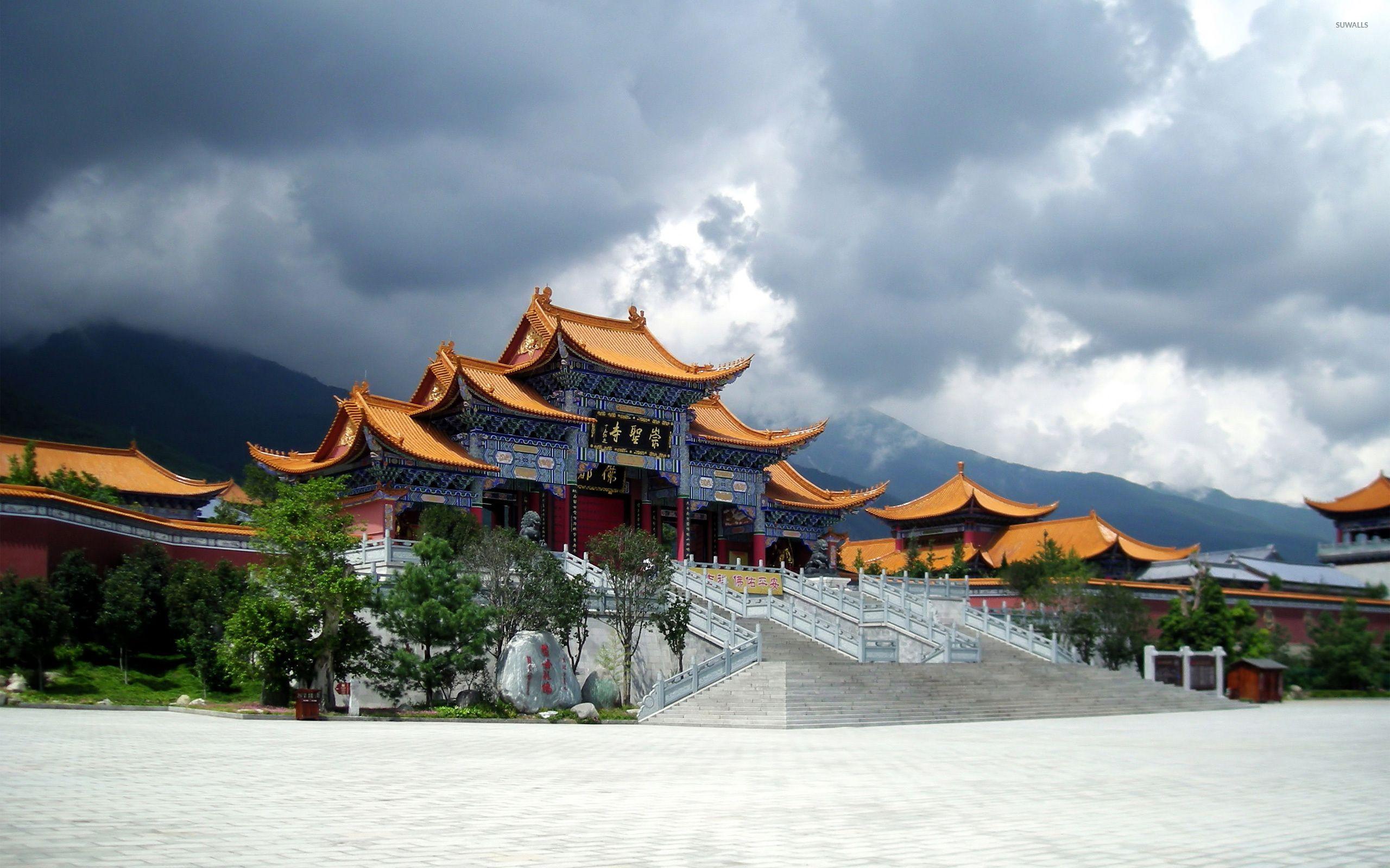 2560x1600 Chongsheng Temple in Yunnan, China wallpaper wallpaper