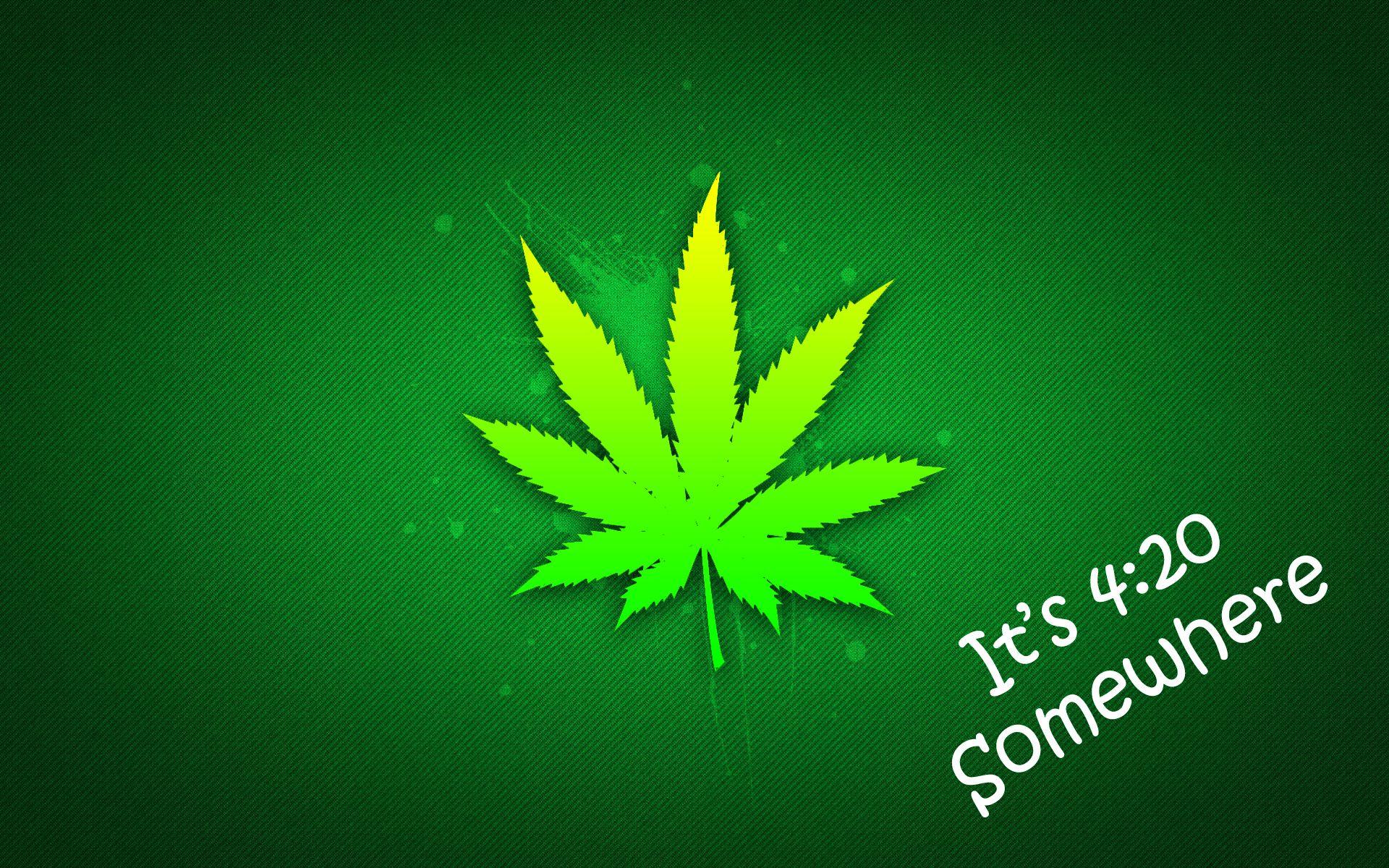 1920x1200 Weed Leaf Wallpaper