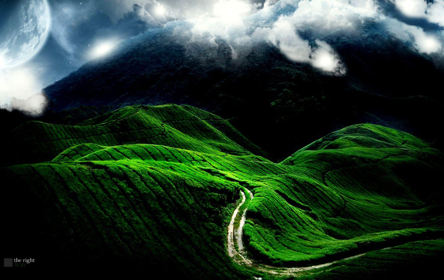 Green Road Wallpapers Top Free Green Road Backgrounds WallpaperAccess