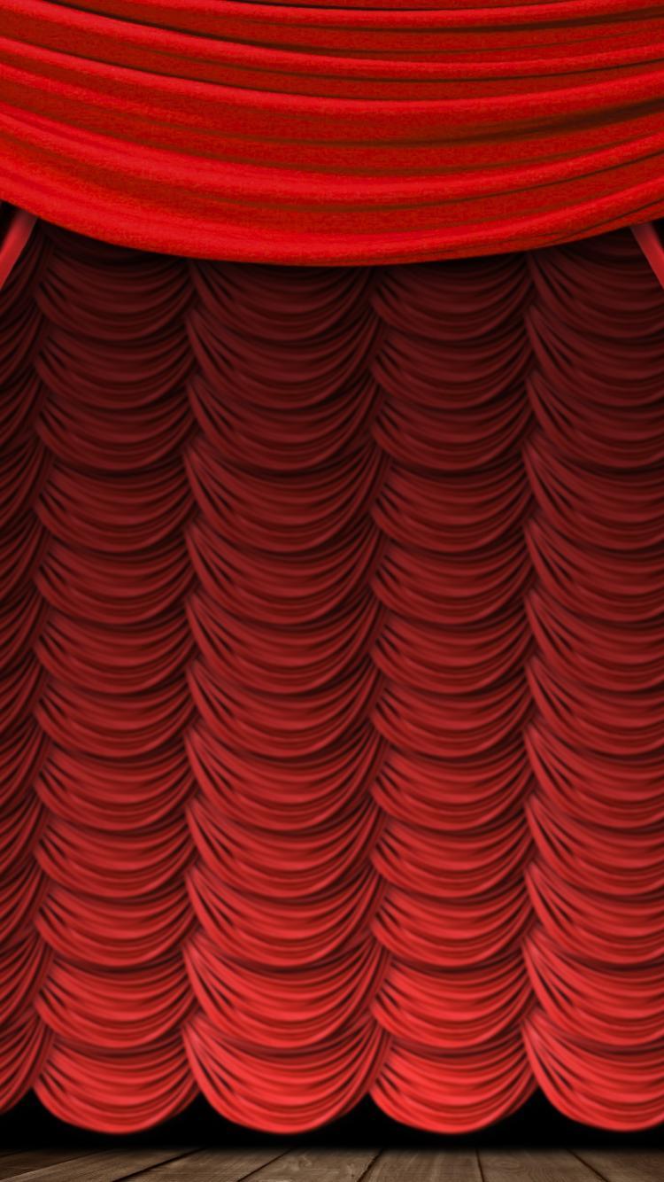 750x1334 Red Curtain II On Vimeo Curtains Wallpaper