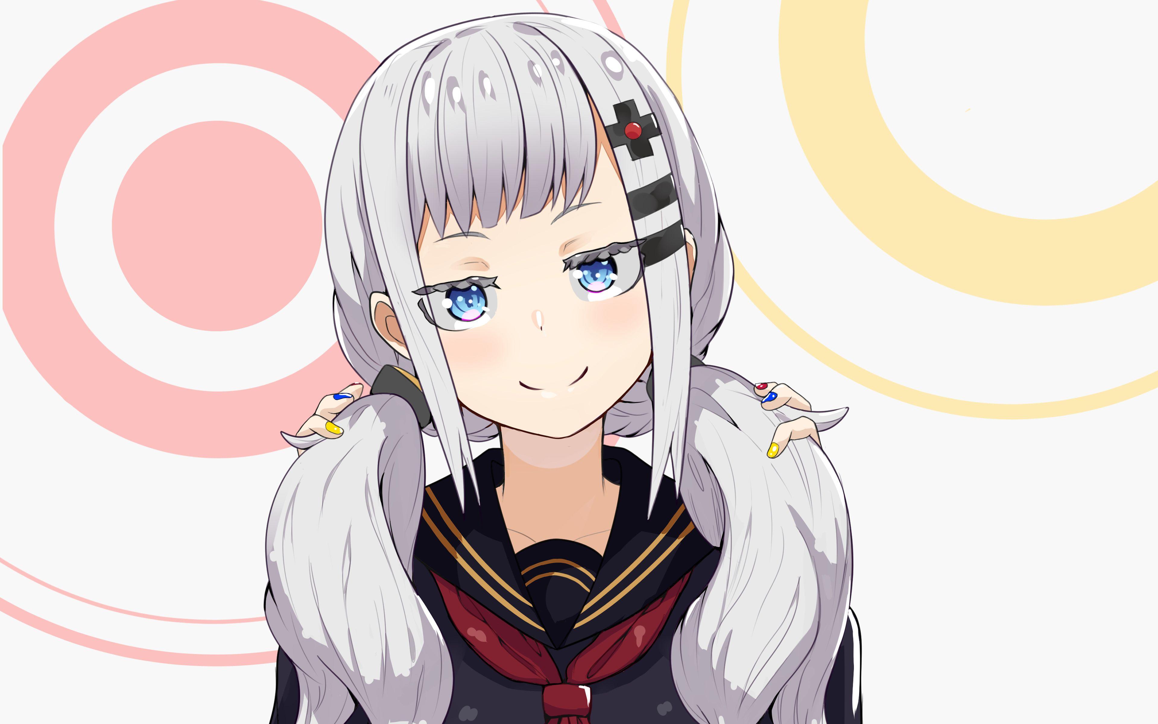 3840x2400 Download wallpaper Kaguya Luna, manga, art, Virtual Youtuber for desktop with resolution 3840x2400. High Quality HD picture wallpaper