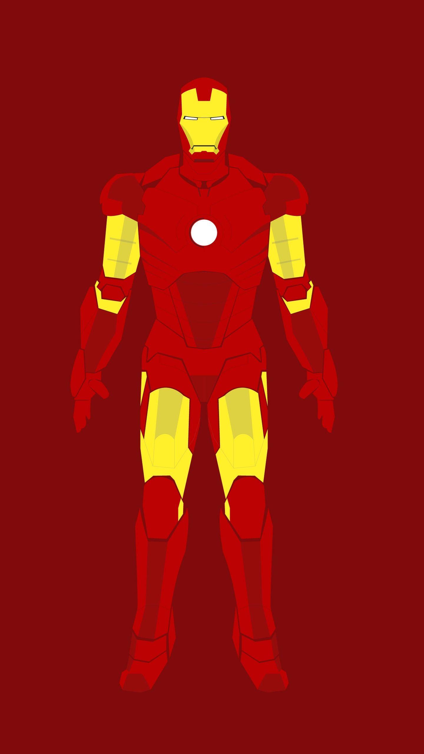 1440x2560 Download Iron man, minimal, marvel, superhero, art wallpaper, 1440x QHD Samsung Galaxy S S Edge, Note, LG G4