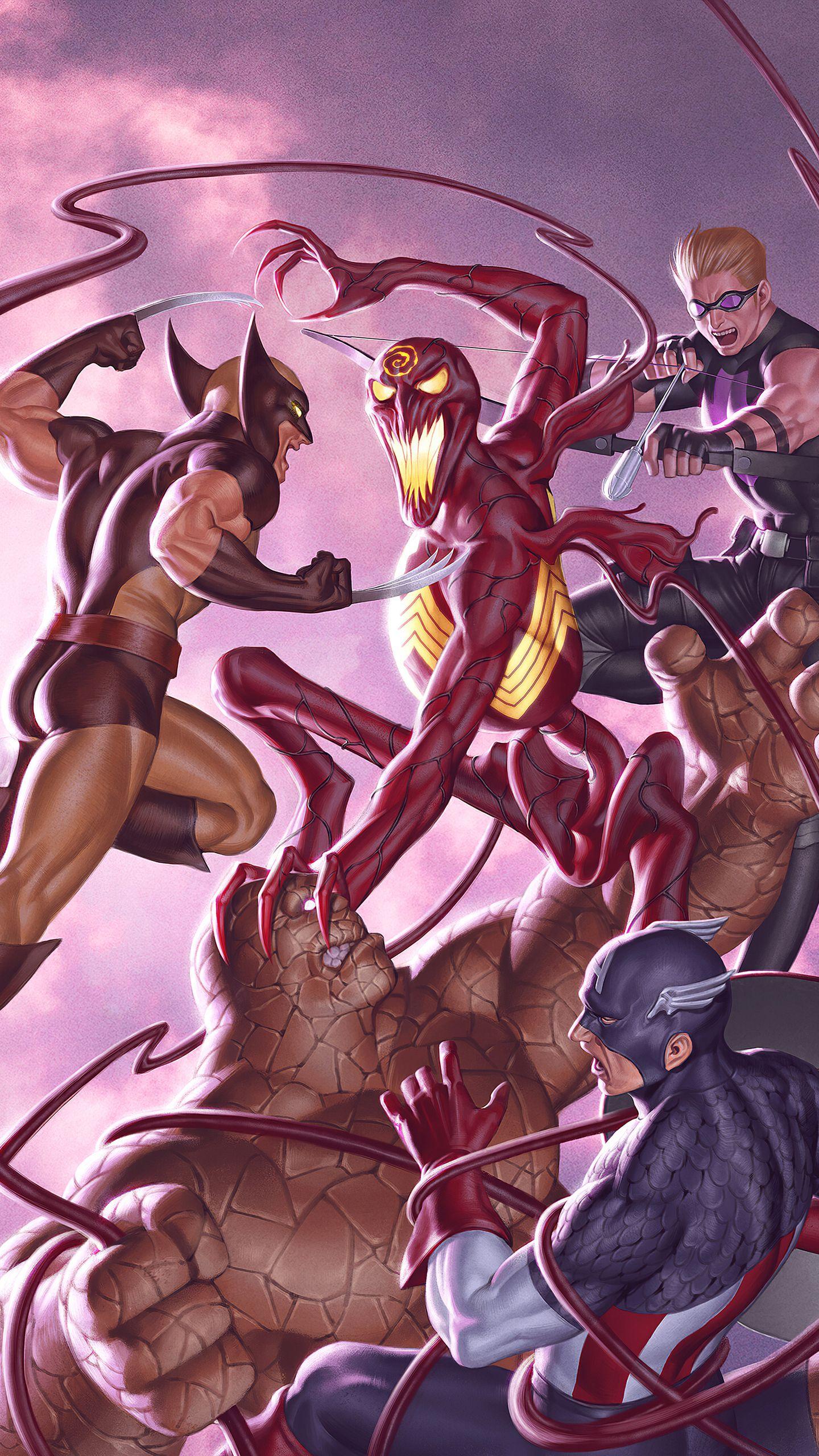 1440x2560 Marvel Absolute Carnage 4k Samsung Galaxy S S7 , Google Pixel XL , Nexus 6P , LG G5 HD 4k Wallpaper, Image, Background, Photo and Picture