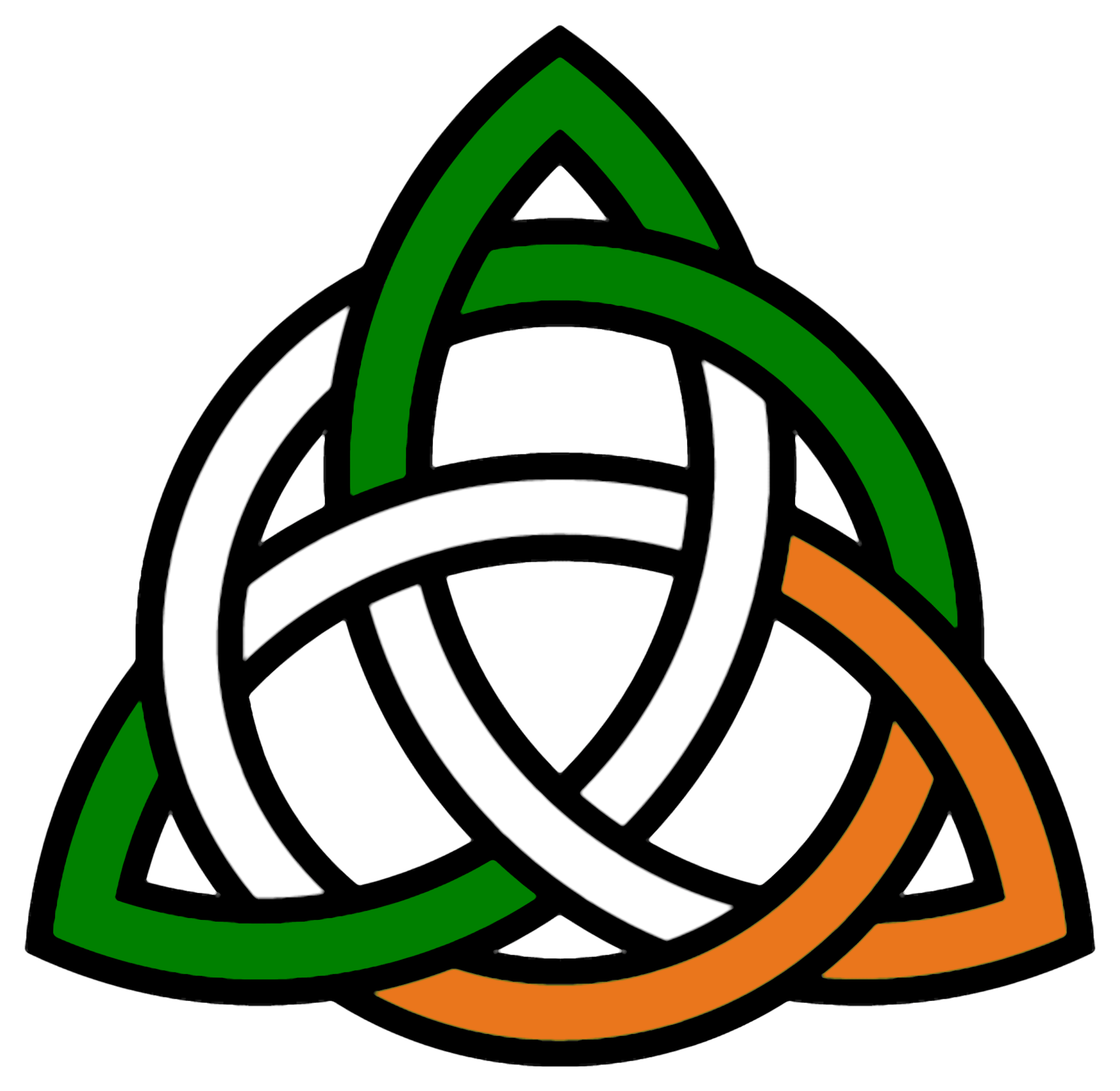 2343x2282 Celtic Trinity Knot Clipart Irish Knot Flag Image Vector. Irish knots, Irish symbols, Irish flag tattoo