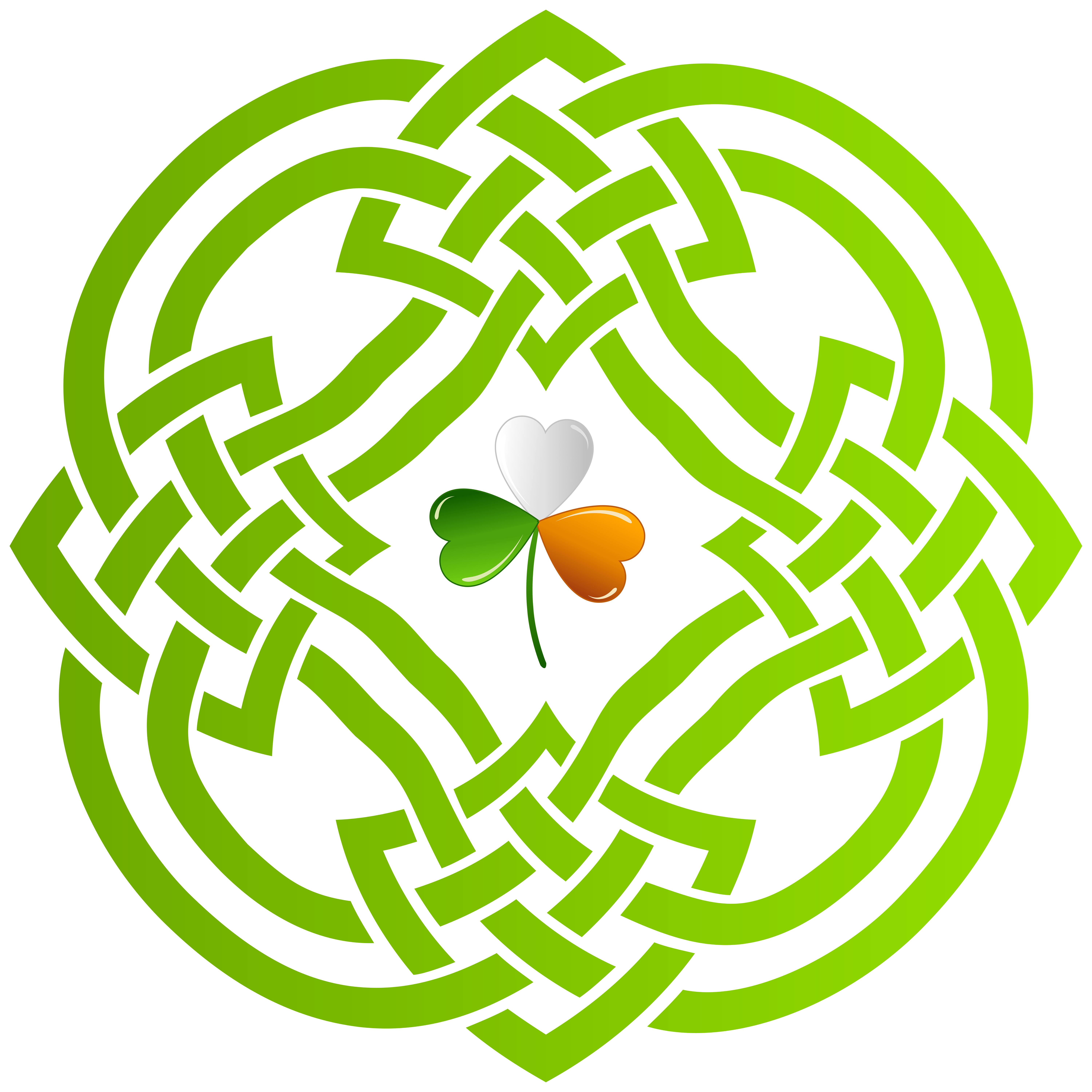 6000x6000 Celtic Knot And Irish Shamrock Transparent PNG Clip Art Image Quality Image And Transparent PNG Free Clipart