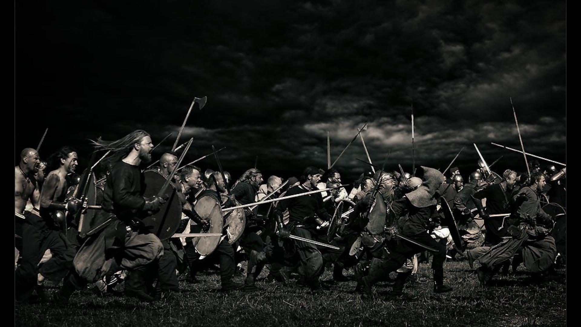 1920x1080 Dual Monitor Wallpaper Viking